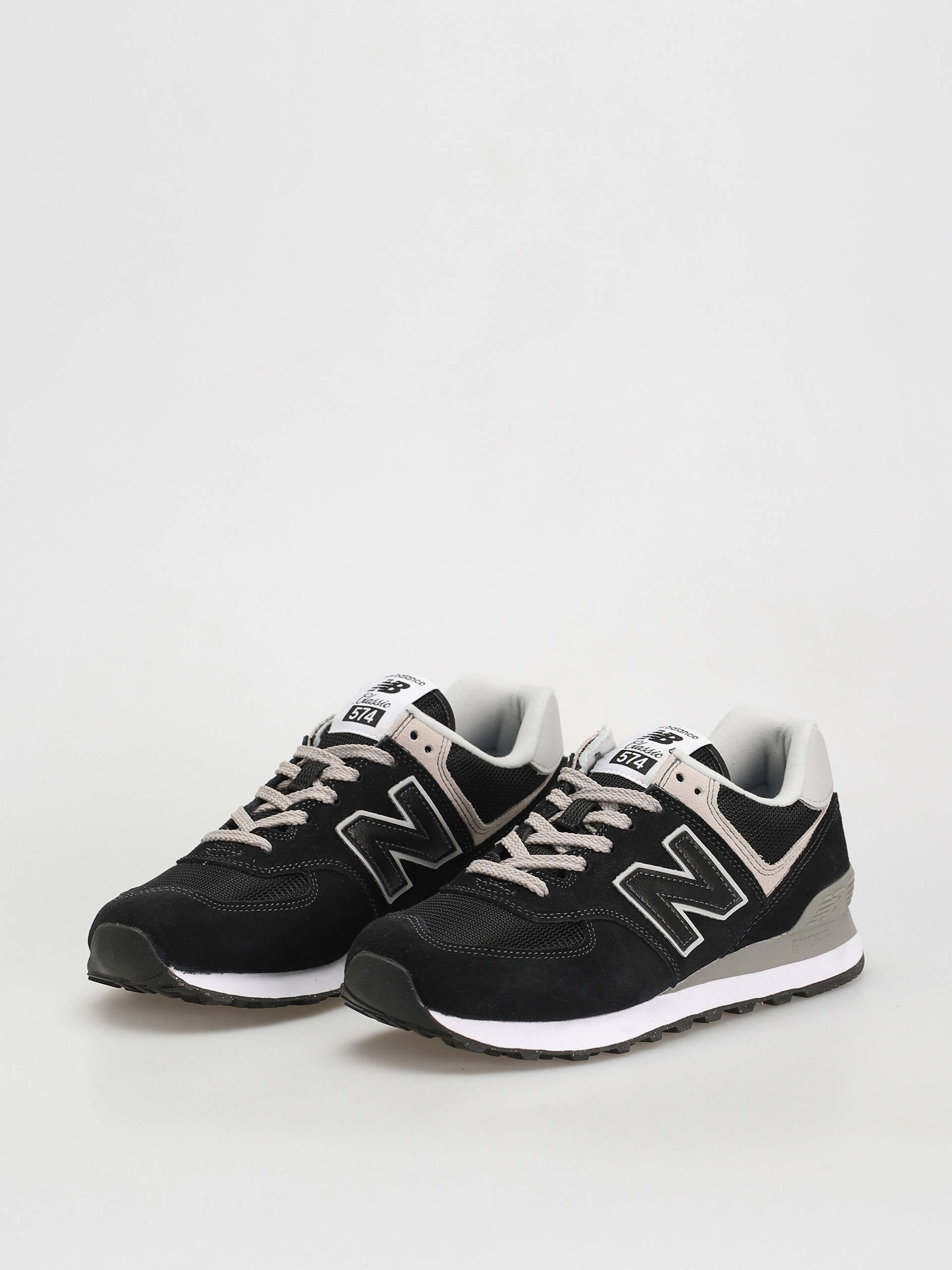 New Balance Обувки 574 (black/grey/white)