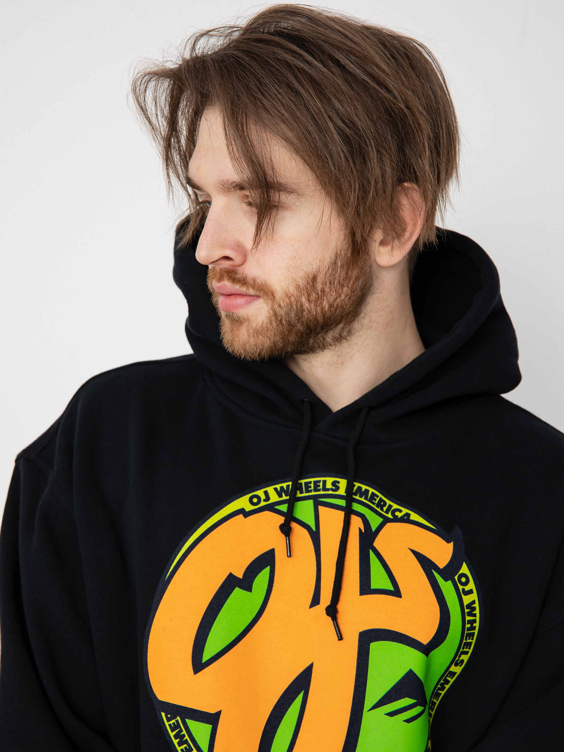 Emerica Суитшърт с качулка Oj Circle HD (black)