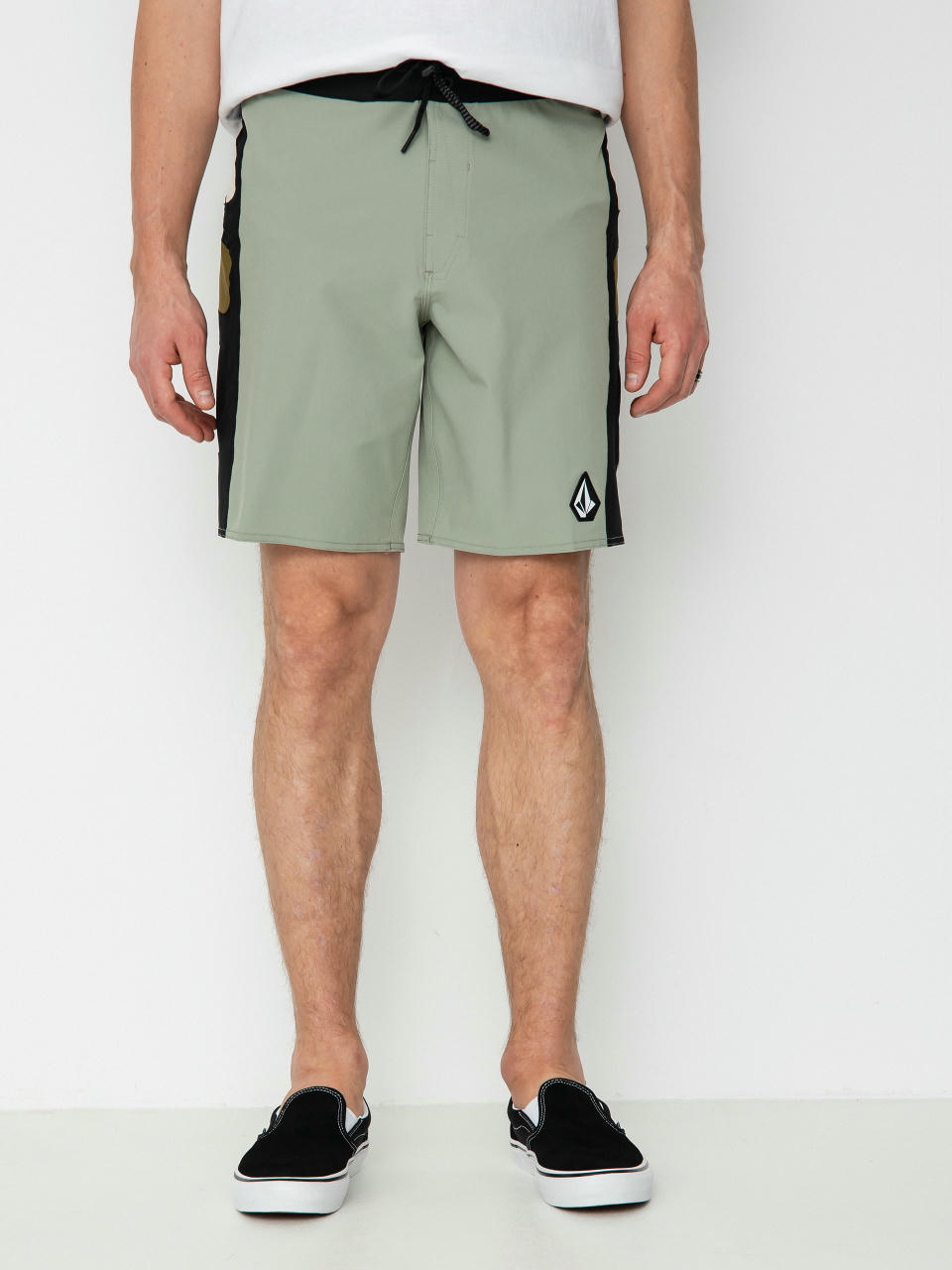 Volcom Плажни къси панталони Surf Vitals Yago Dora 19 (seagrass green)