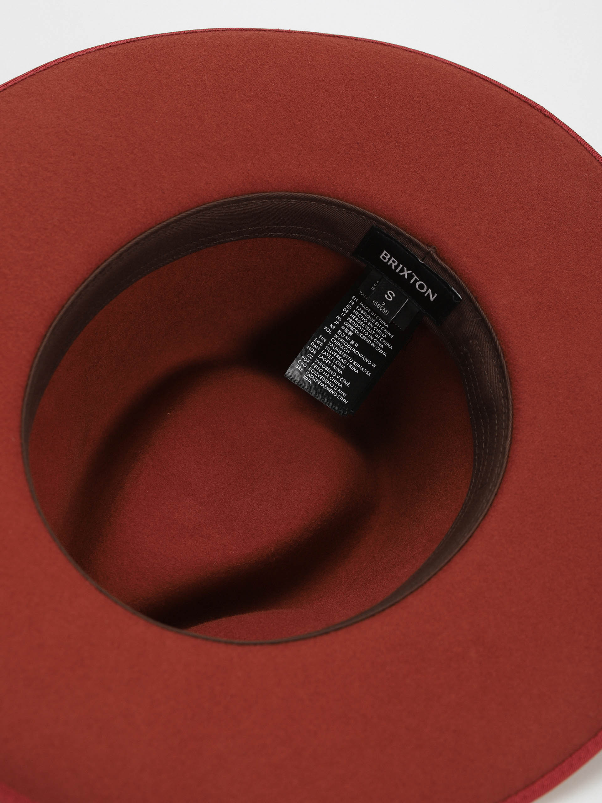 Brixton Шапка с периферия Reno Fedora (burnt henna)