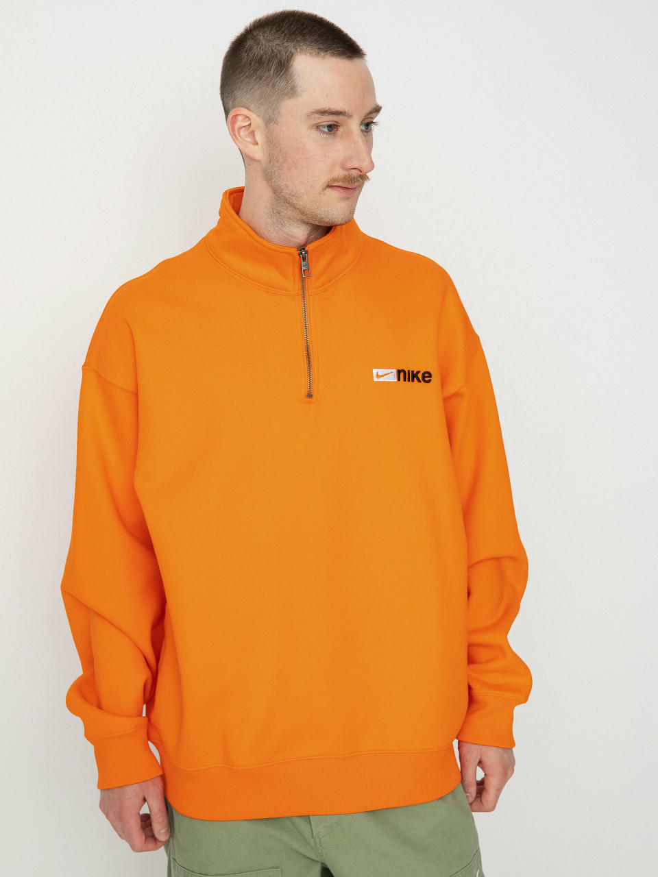 Nike SB Суитшърт Half Zip Y2K Logo (safety orange)