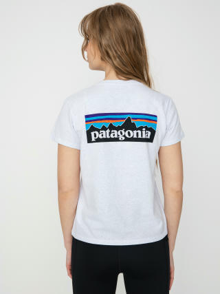 Patagonia Тениска P 6 Logo Responsibili Wmn (white)