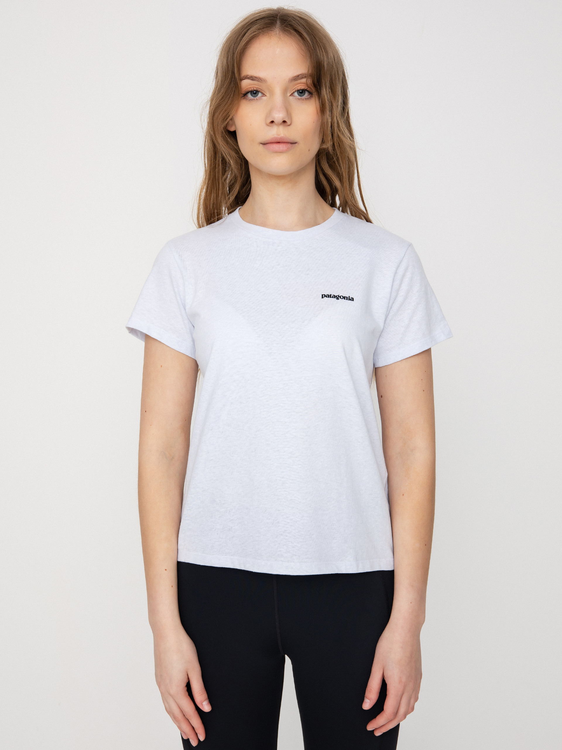 Patagonia Тениска P 6 Logo Responsibili Wmn (white)