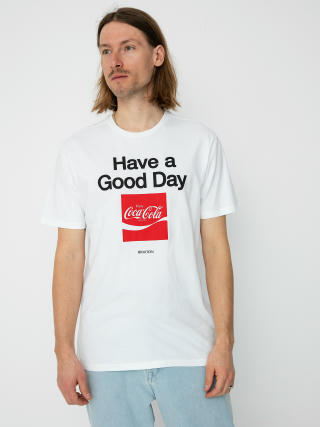 Brixton Тениска Coca-Cola Good Day (white)