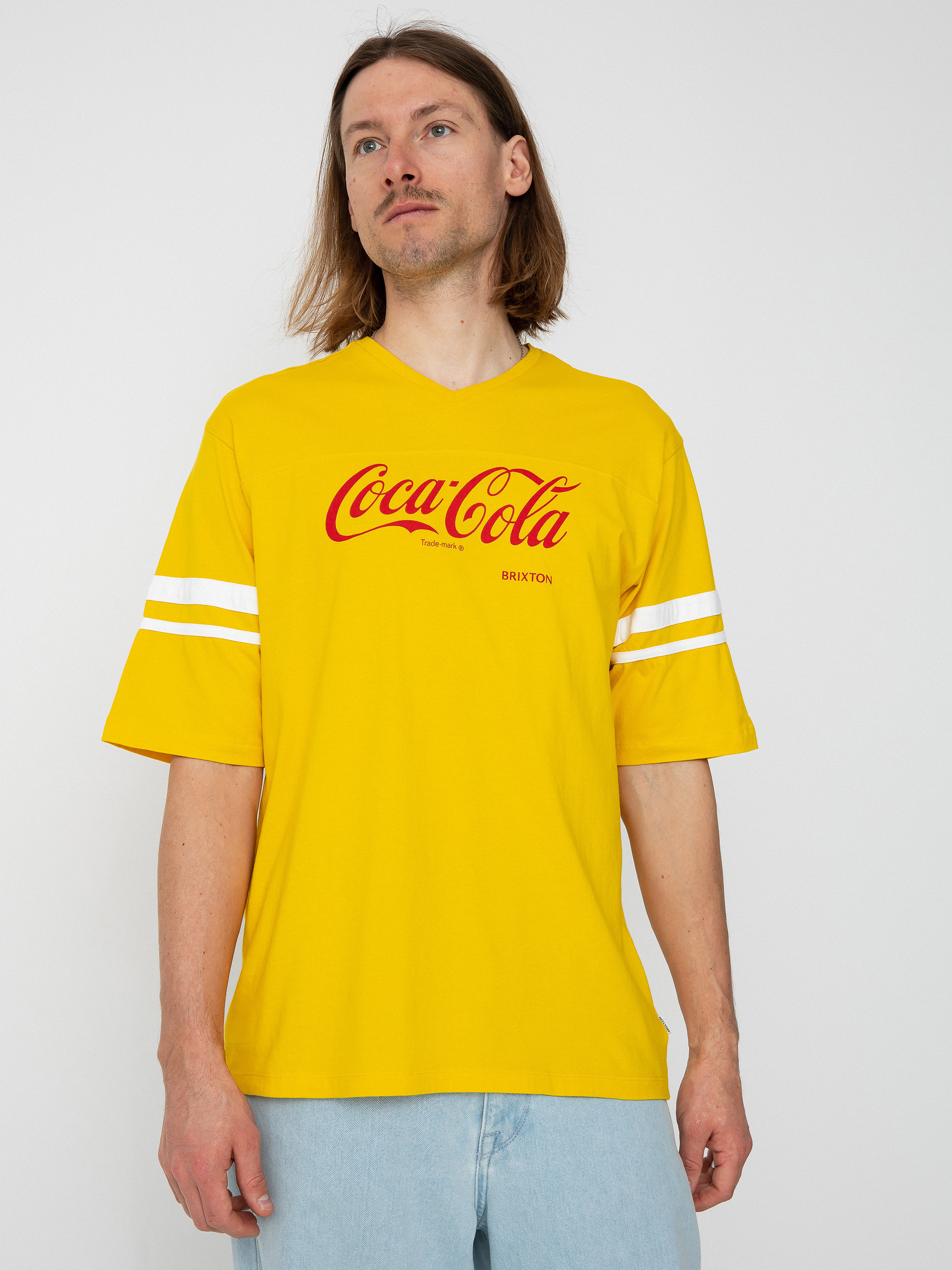 Brixton Тениска Coca-Cola Classic Football (yellow)