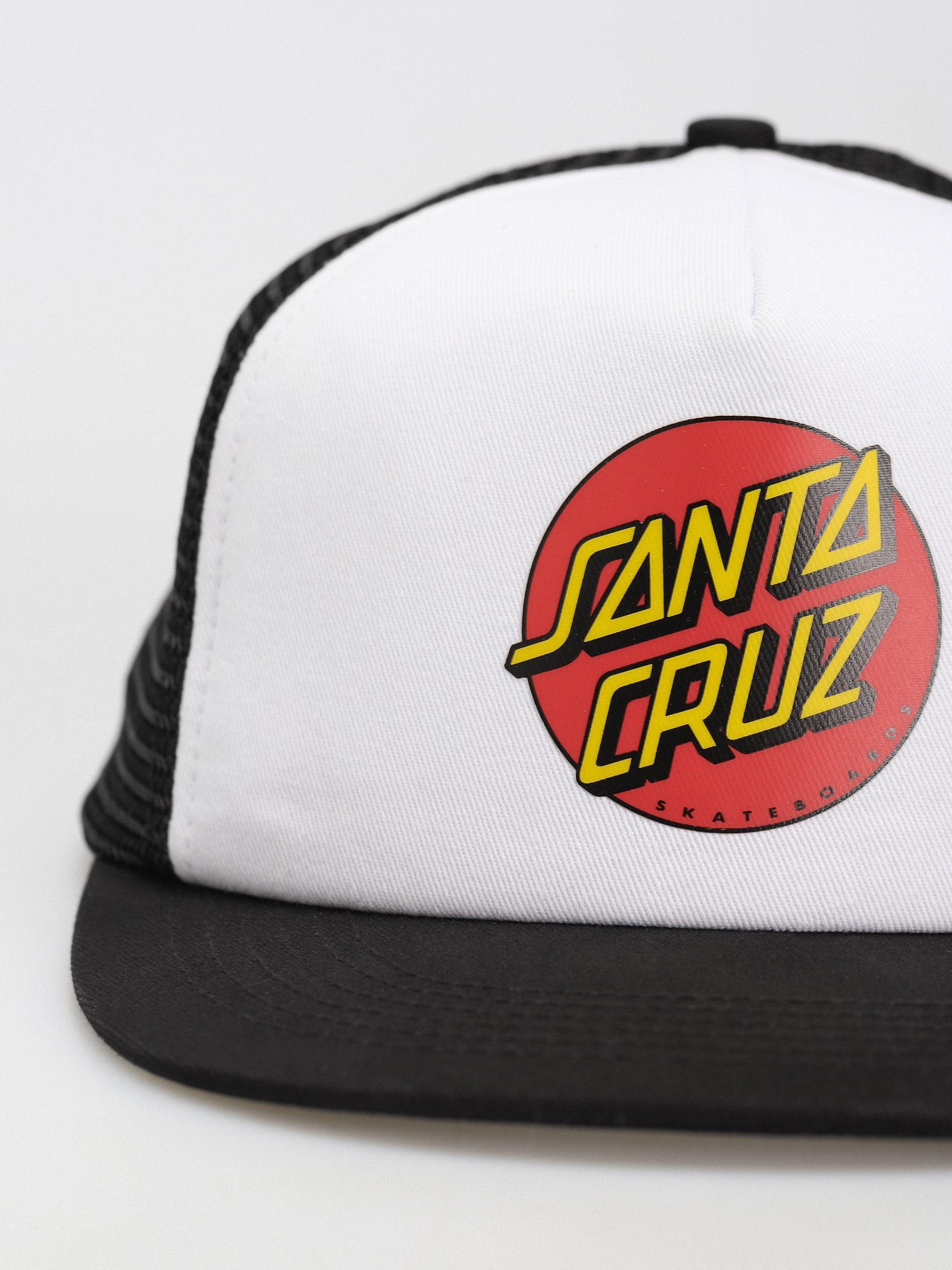 Шапка с козирка Santa Cruz Classic Dot Mesh (white/black)