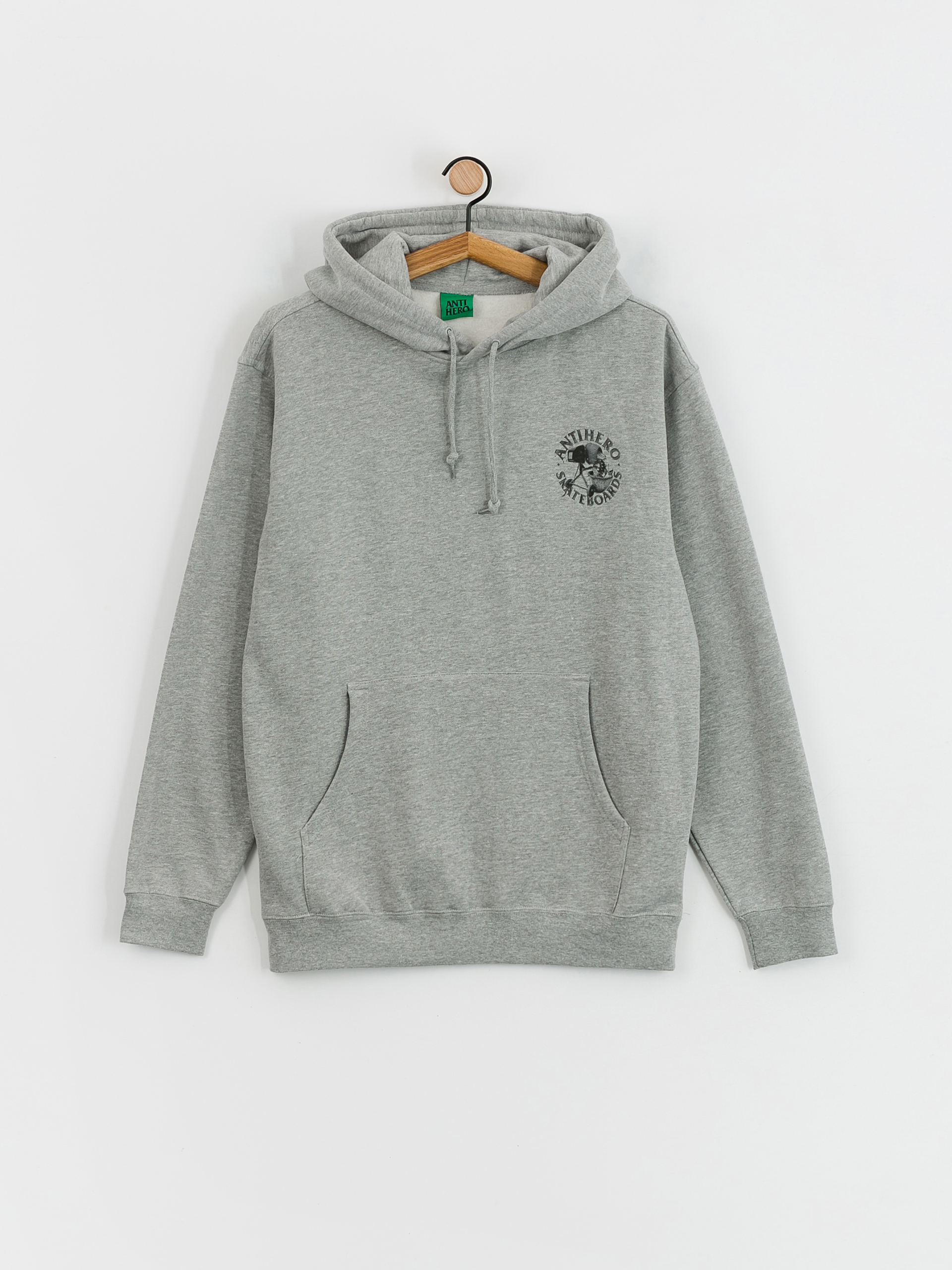 Суитшърт с качулка Antihero Diy Eagle HD (heather grey w/black prints)