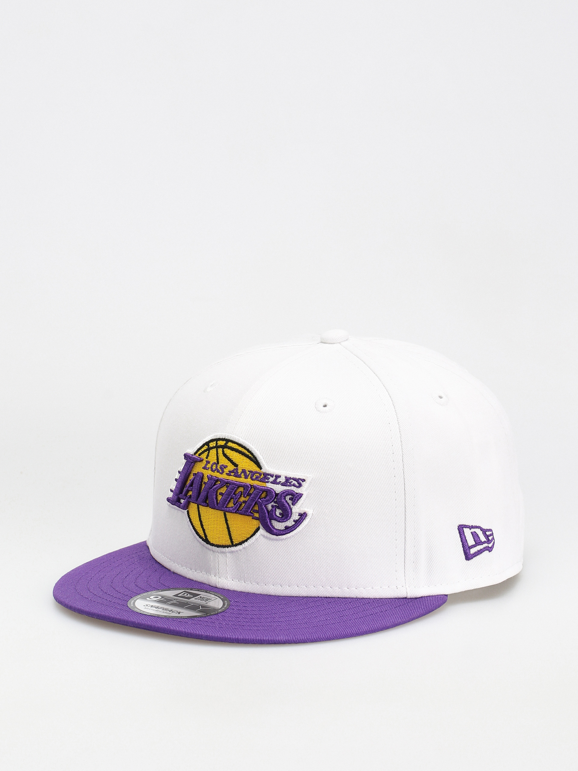 Шапка с козирка New Era White Crown Team 9Fifty Los Angeles Lakers (white/purple)