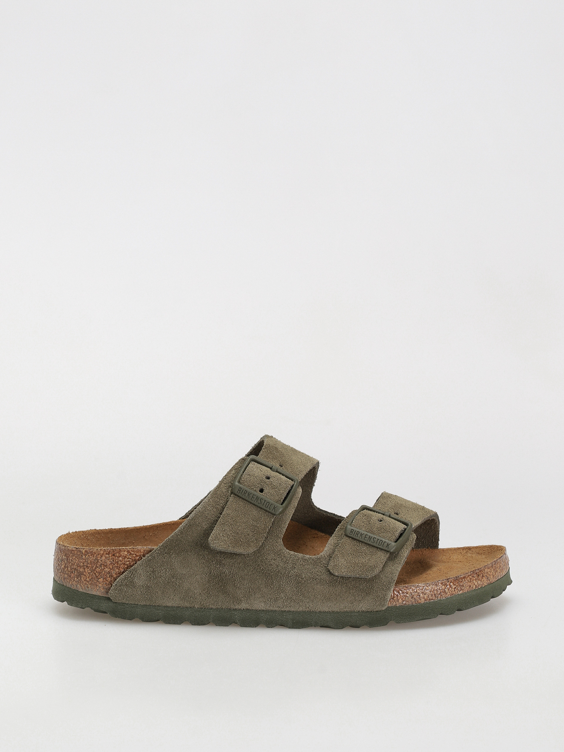 u0427u0435u0445u043bu0438 Birkenstock Arizona Suede Leather Narrow Wmn (thyme)