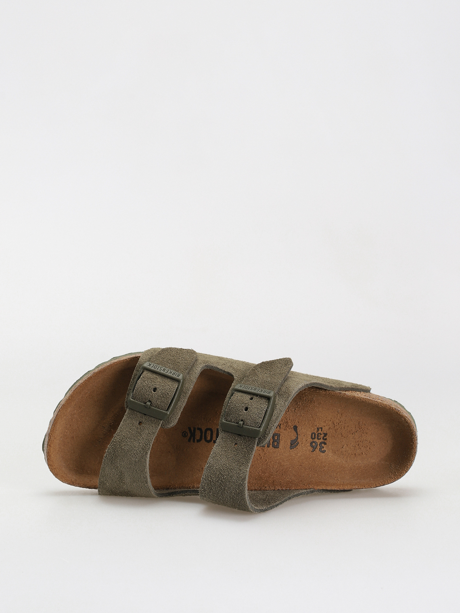 Чехли Birkenstock Arizona Suede Leather Narrow Wmn (thyme)
