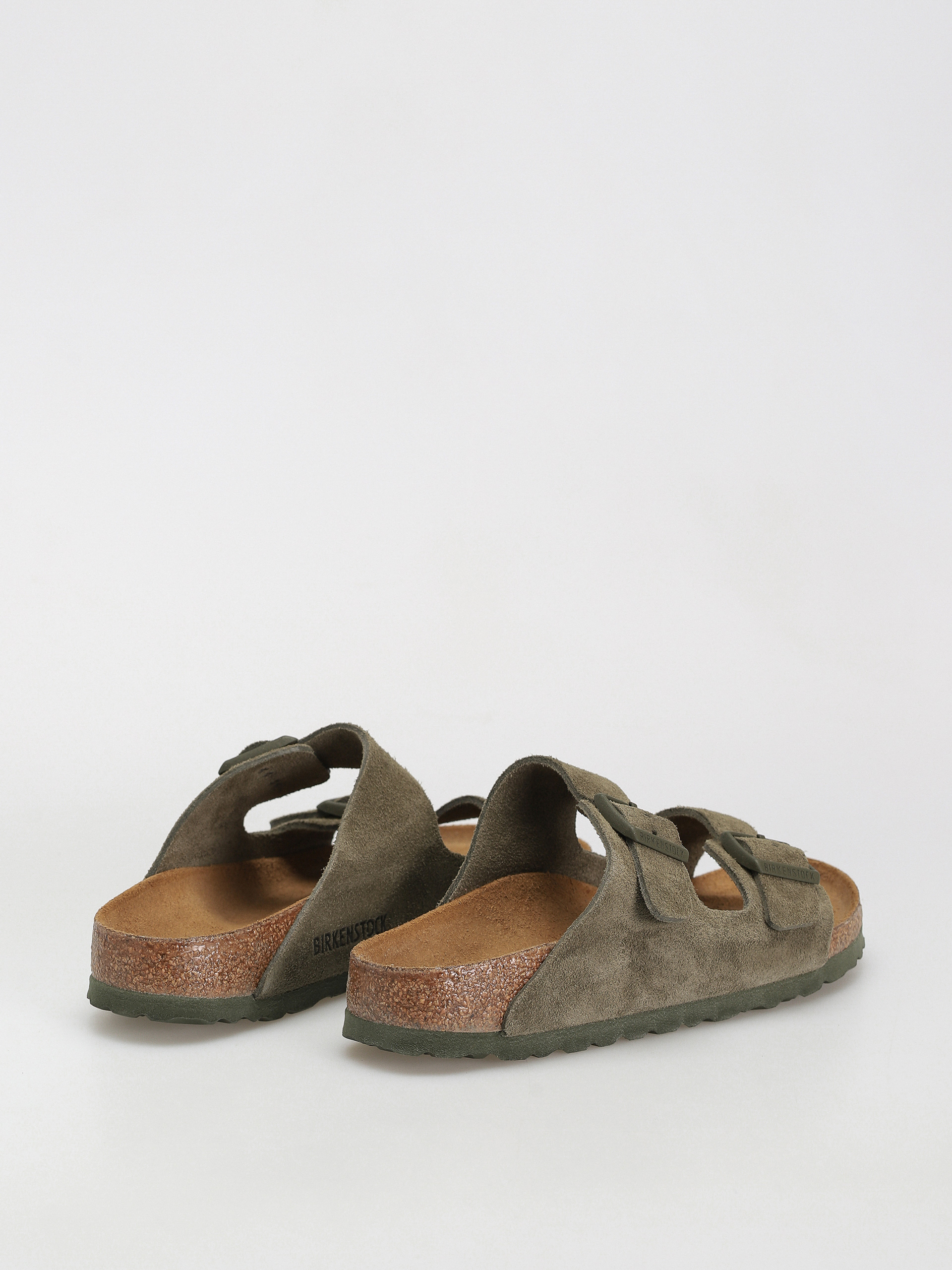 Чехли Birkenstock Arizona Suede Leather Narrow Wmn (thyme)