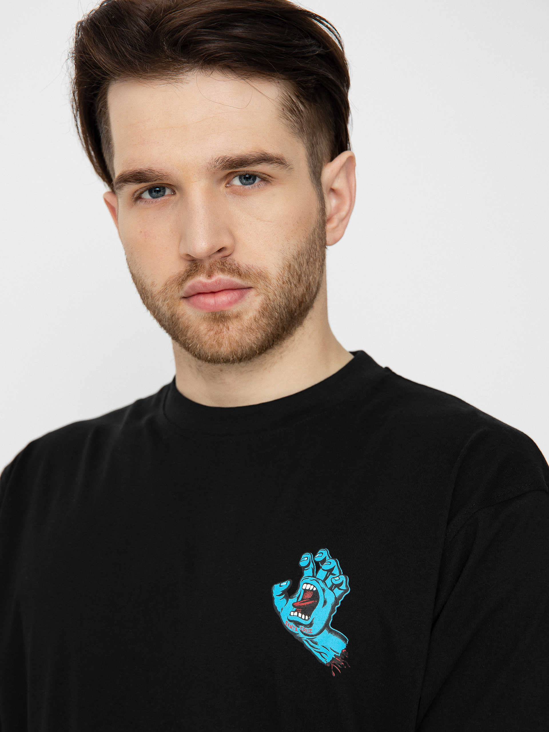 Тениска Santa Cruz Screaming Hand Chest (black)