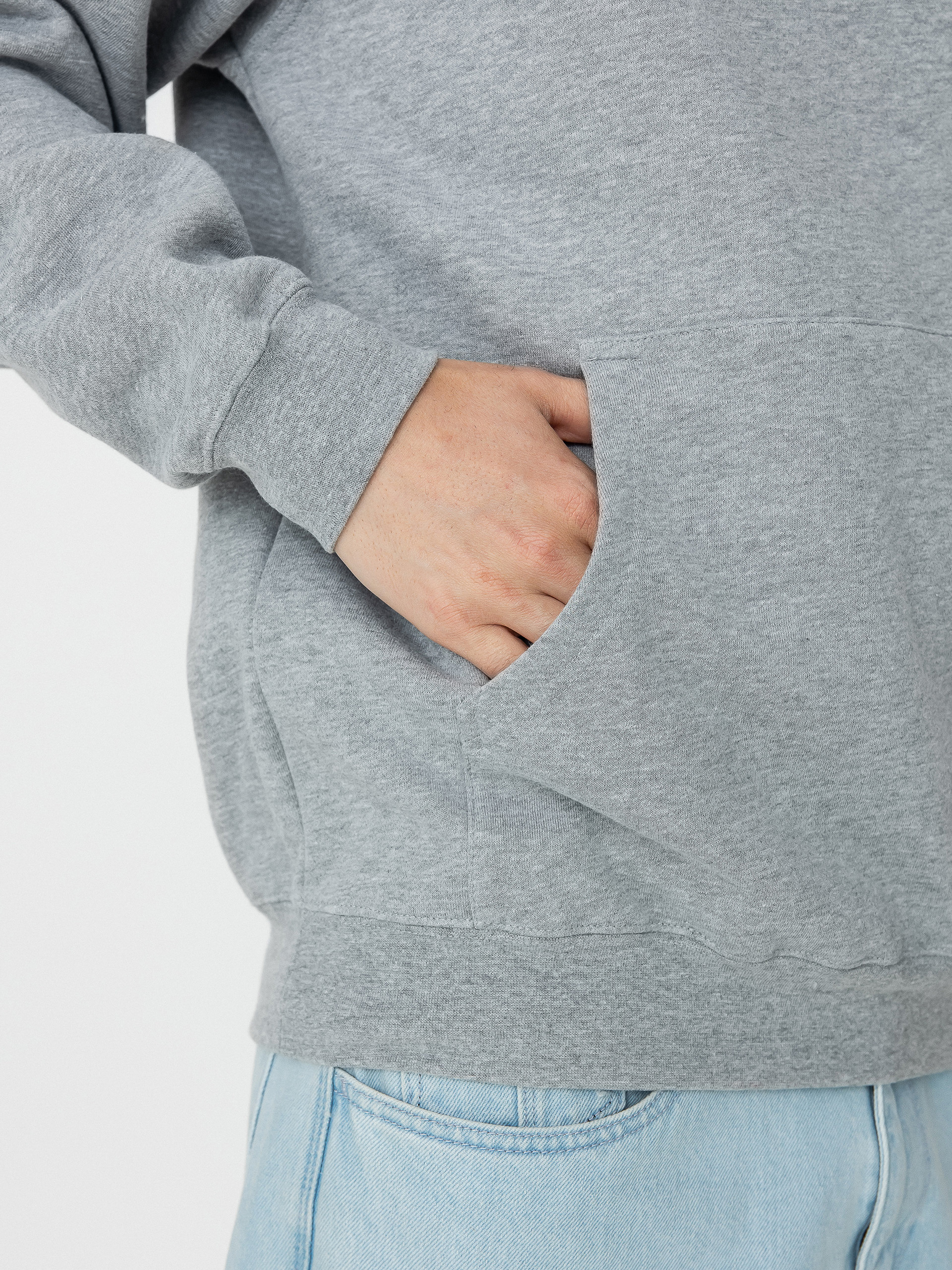 Суитшърт с качулка Antihero Diy Eagle HD (heather grey w/black prints)