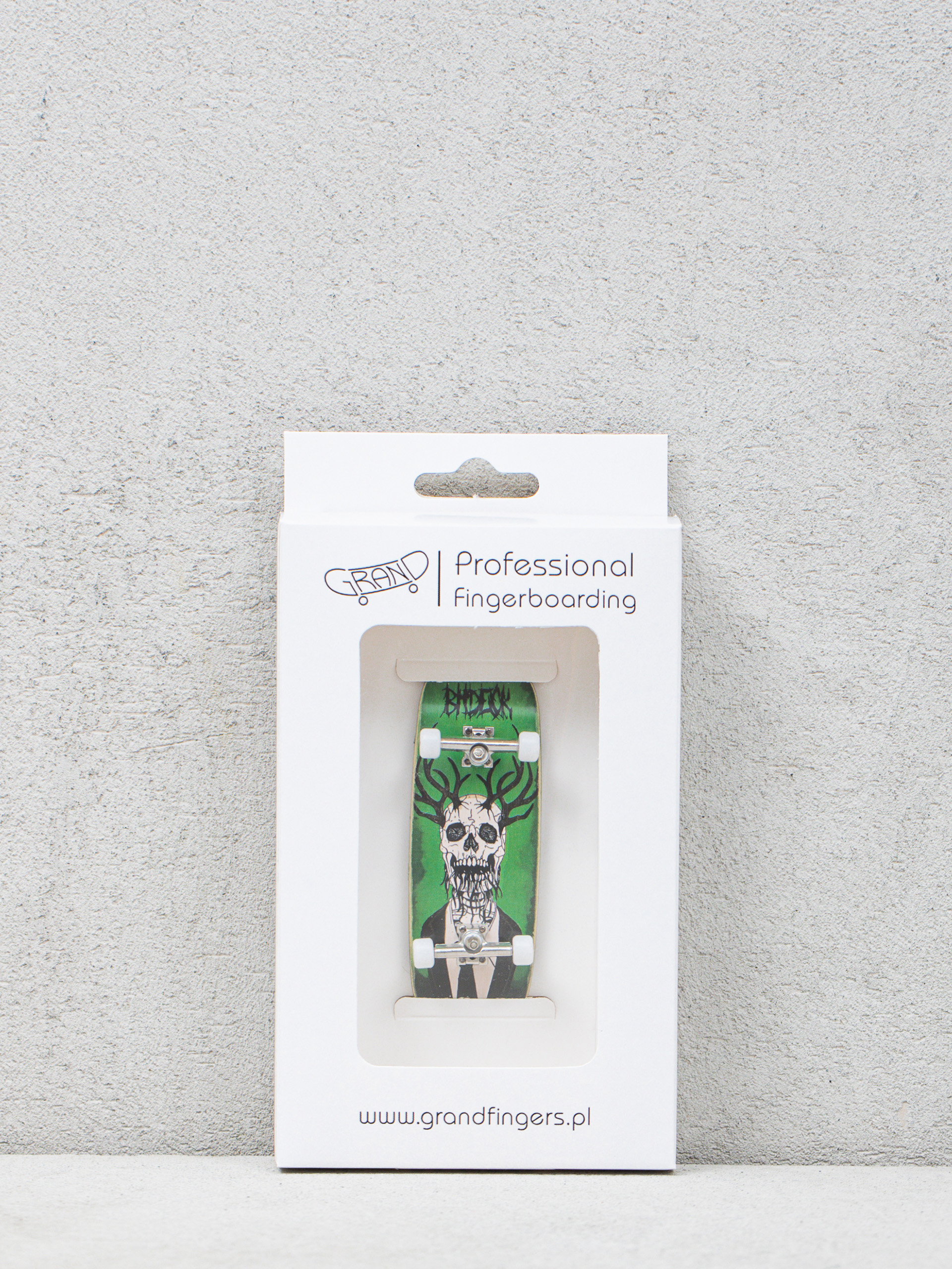 Фингърборд Grand Fingers Skull Deer (green/silver)