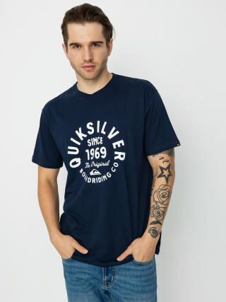 Тениска Quiksilver Circled Script Front (navy blazer)