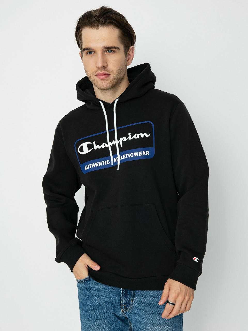 Суитшърт с качулка Champion Legacy Hooded Sweatshirt 219161 HD (nbk)