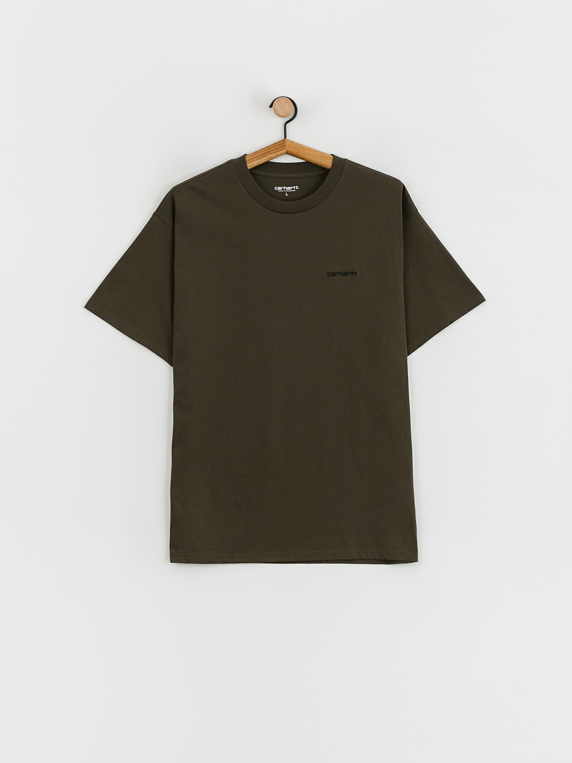 Тениска Carhartt WIP Script Embroidery (cypress/black)
