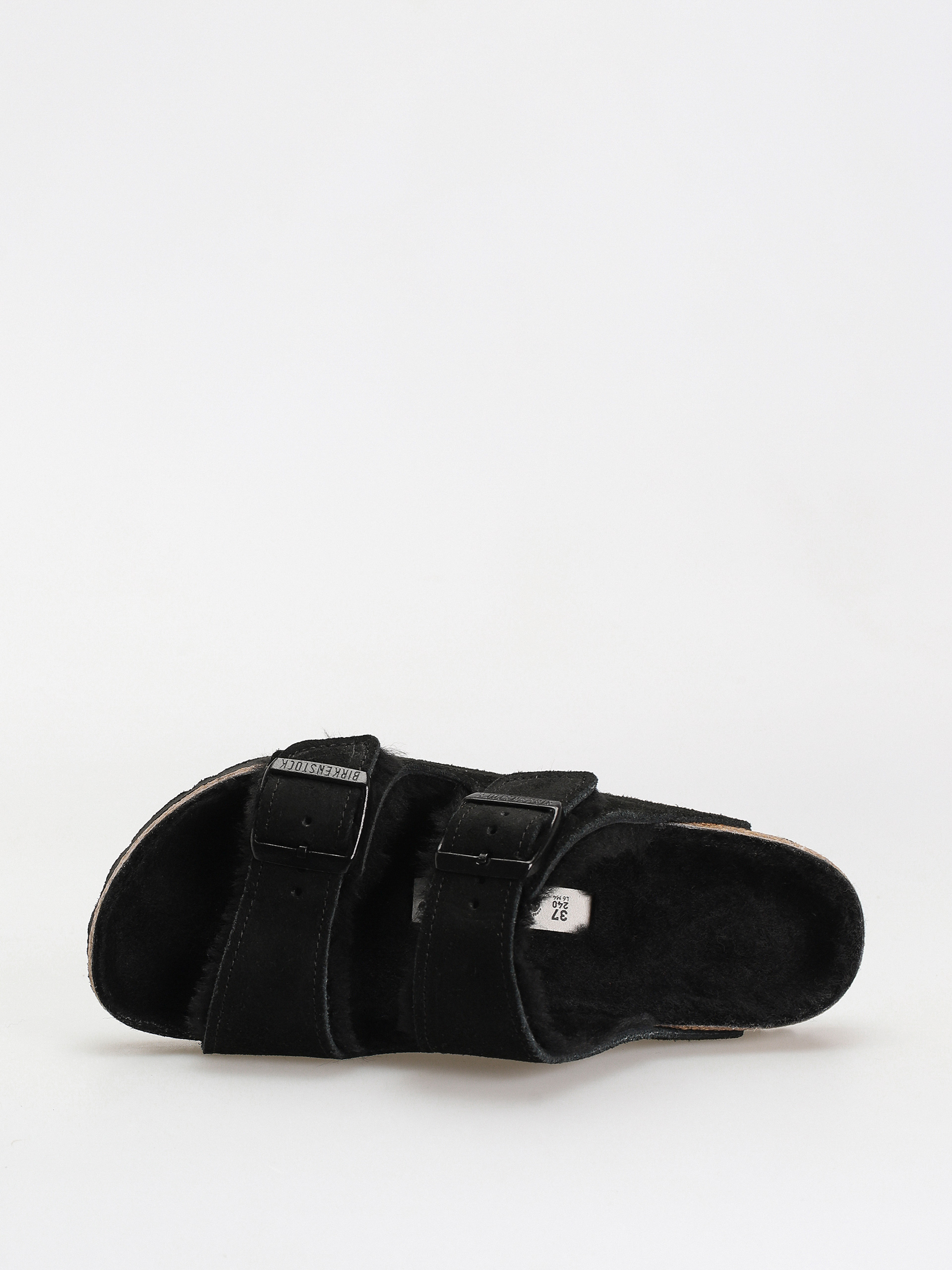 Чехли Birkenstock Arizona Suede Leather Narrow Wmn (black)