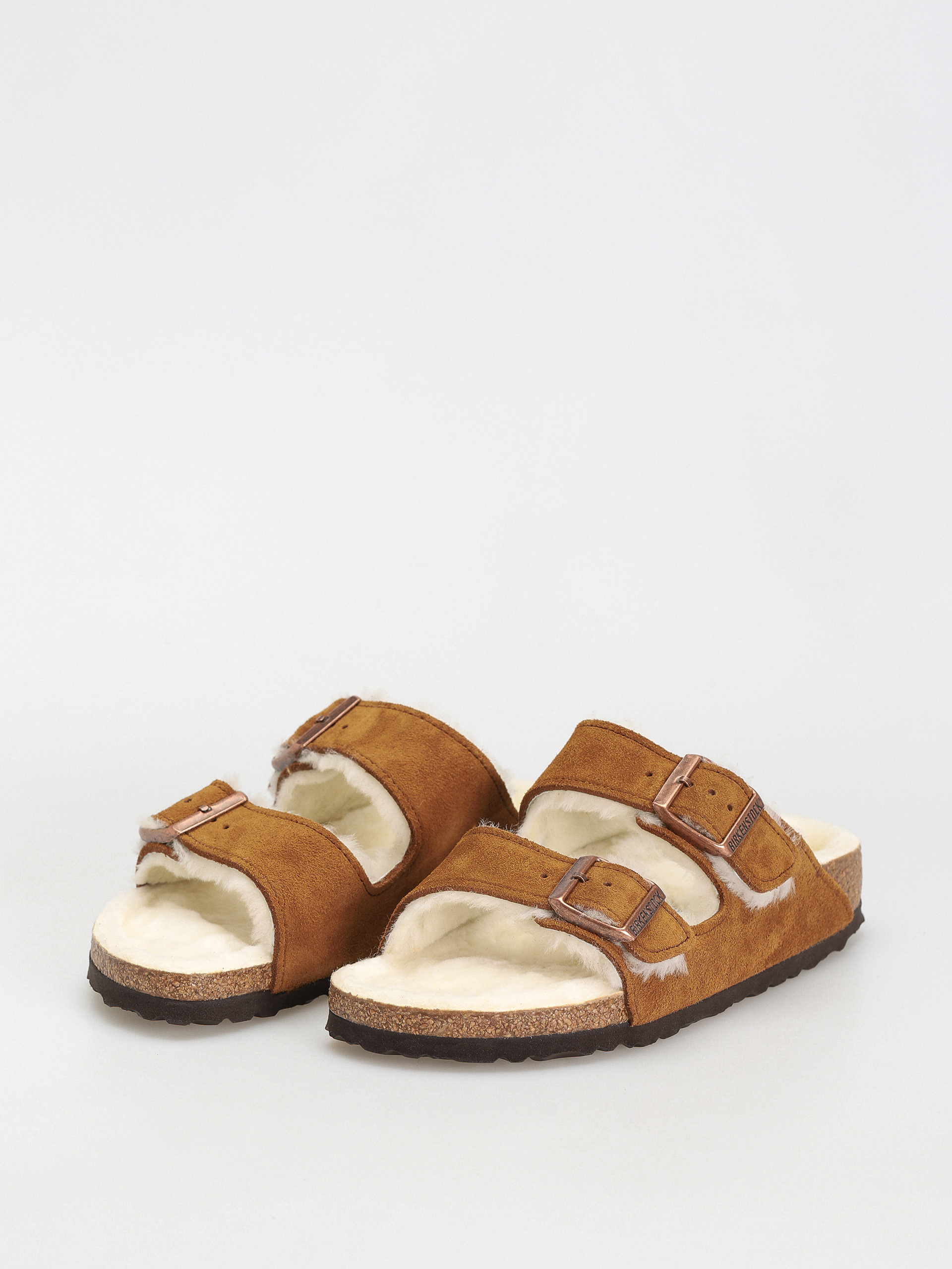 Чехли Birkenstock Arizona Suede Leather Narrow Wmn (mink)