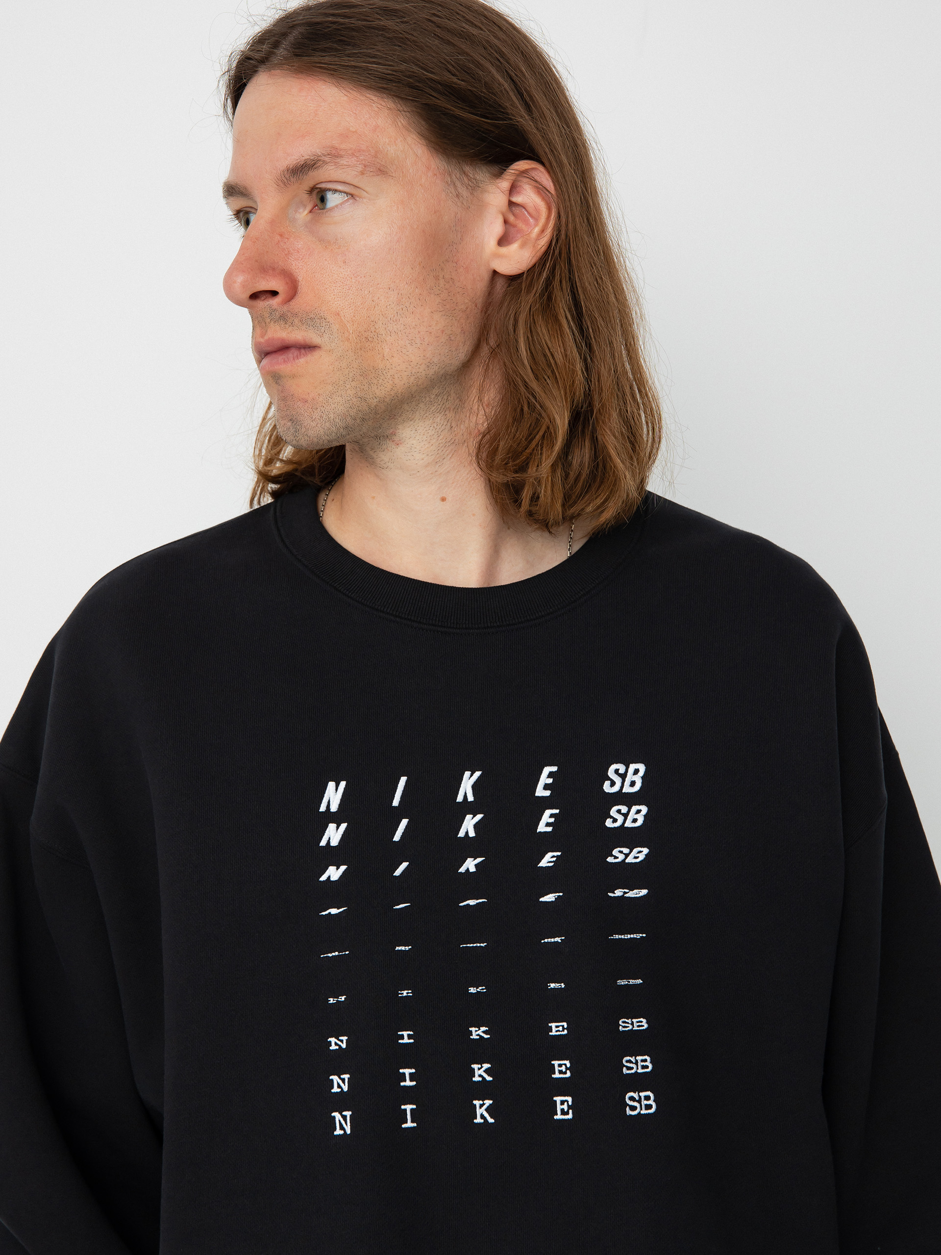 Суитшърт Nike SB Crew Fade Gfx (black)