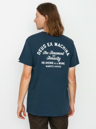 Тениска Deus Ex Machina Biarritz Address Pocket (navy)