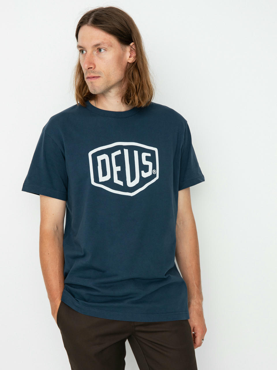 Тениска Deus Ex Machina Shield (navy)