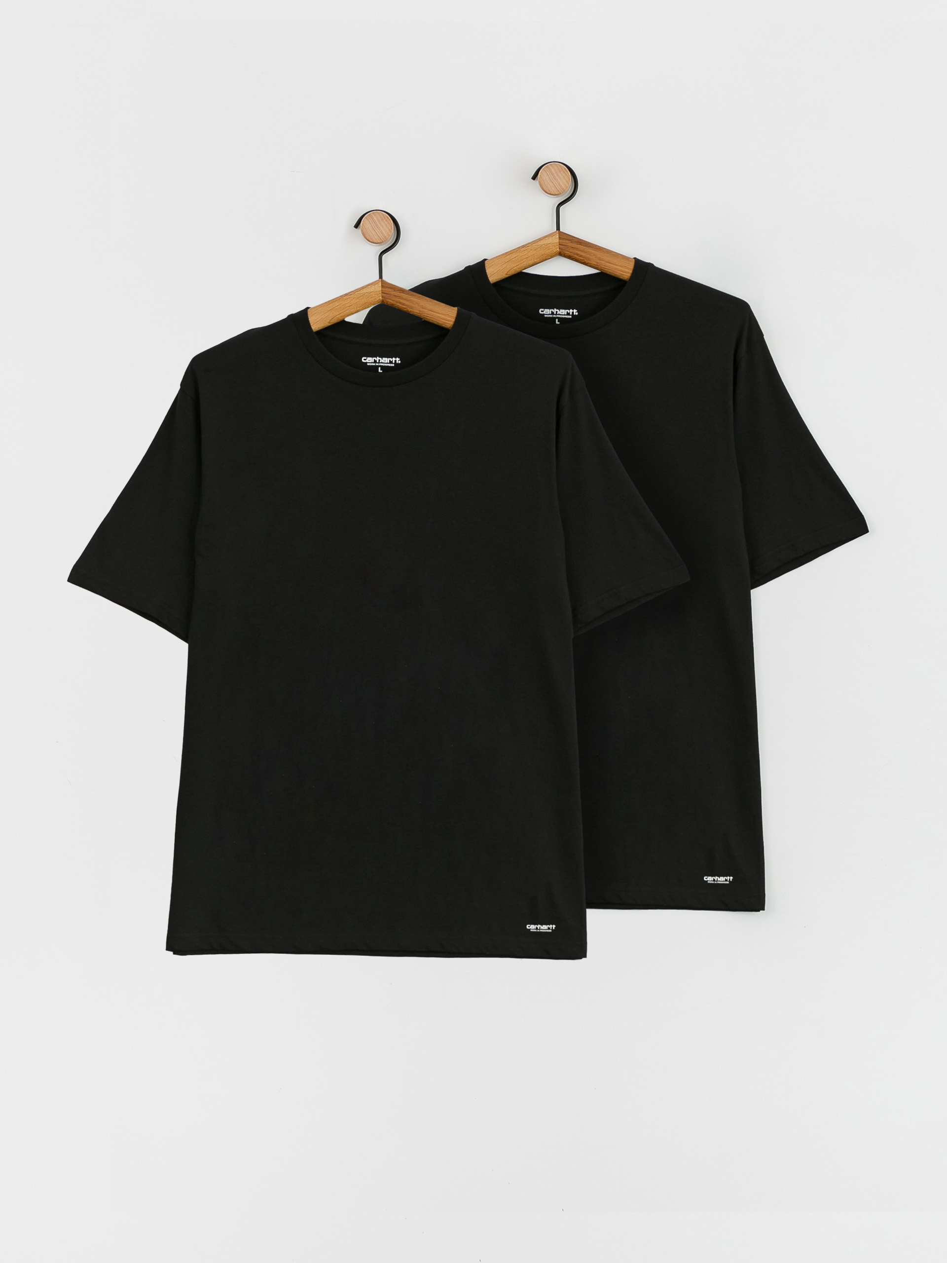 Тениска Carhartt WIP Standard Crew Neck 2-pack (black black)
