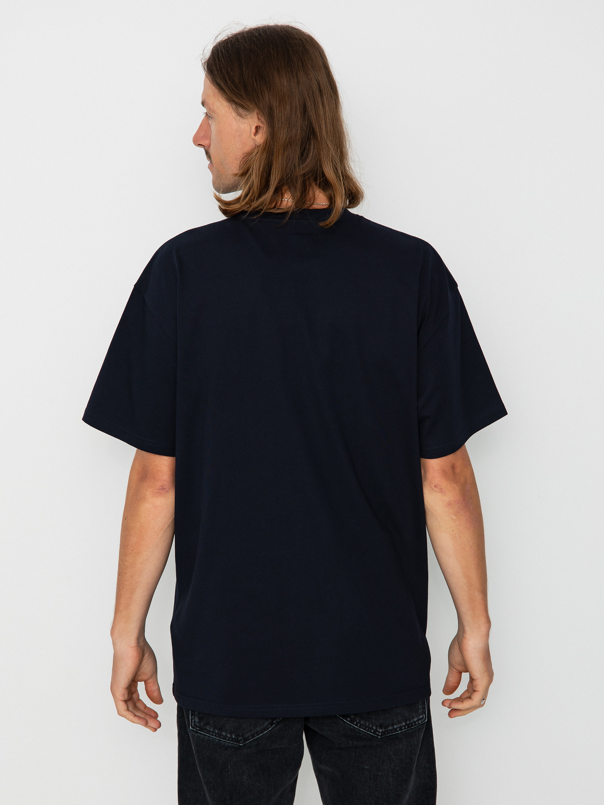 Тениска Carhartt WIP Chase (dark navy/gold)