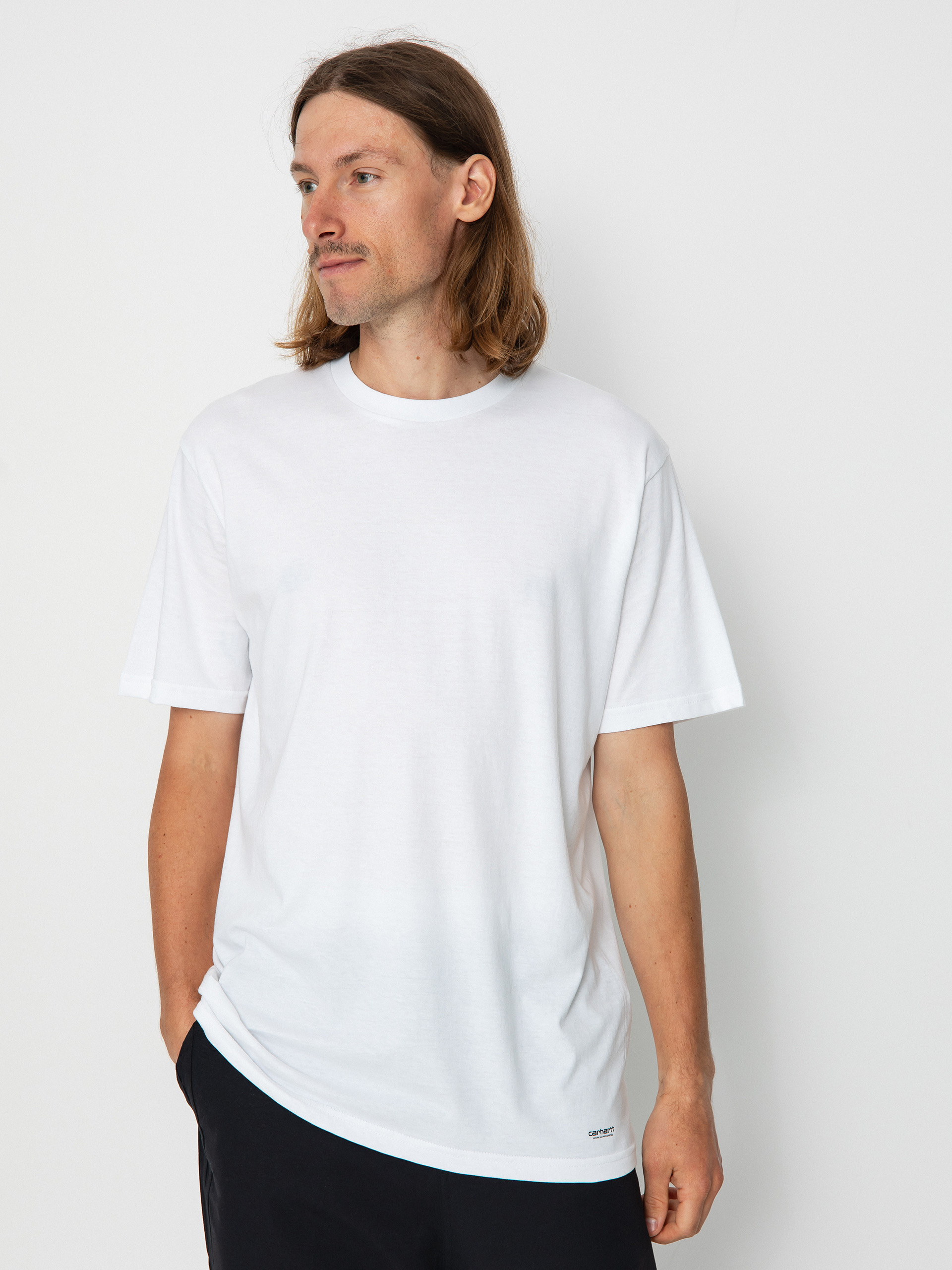 u0422u0435u043du0438u0441u043au0430 Carhartt WIP Standard Crew Neck 2-pack (white white)