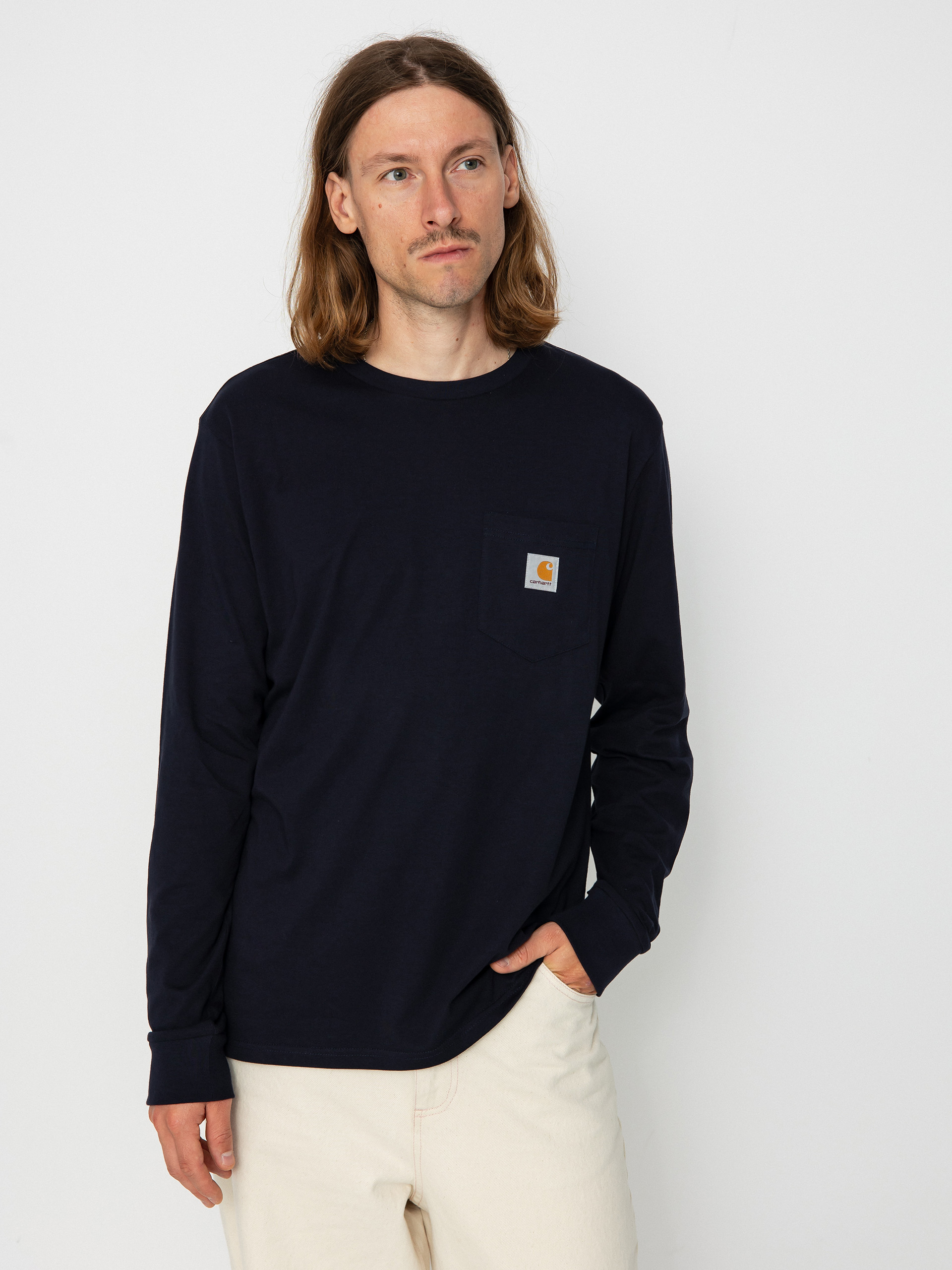 Блузи Carhartt WIP Pocket (dark navy)