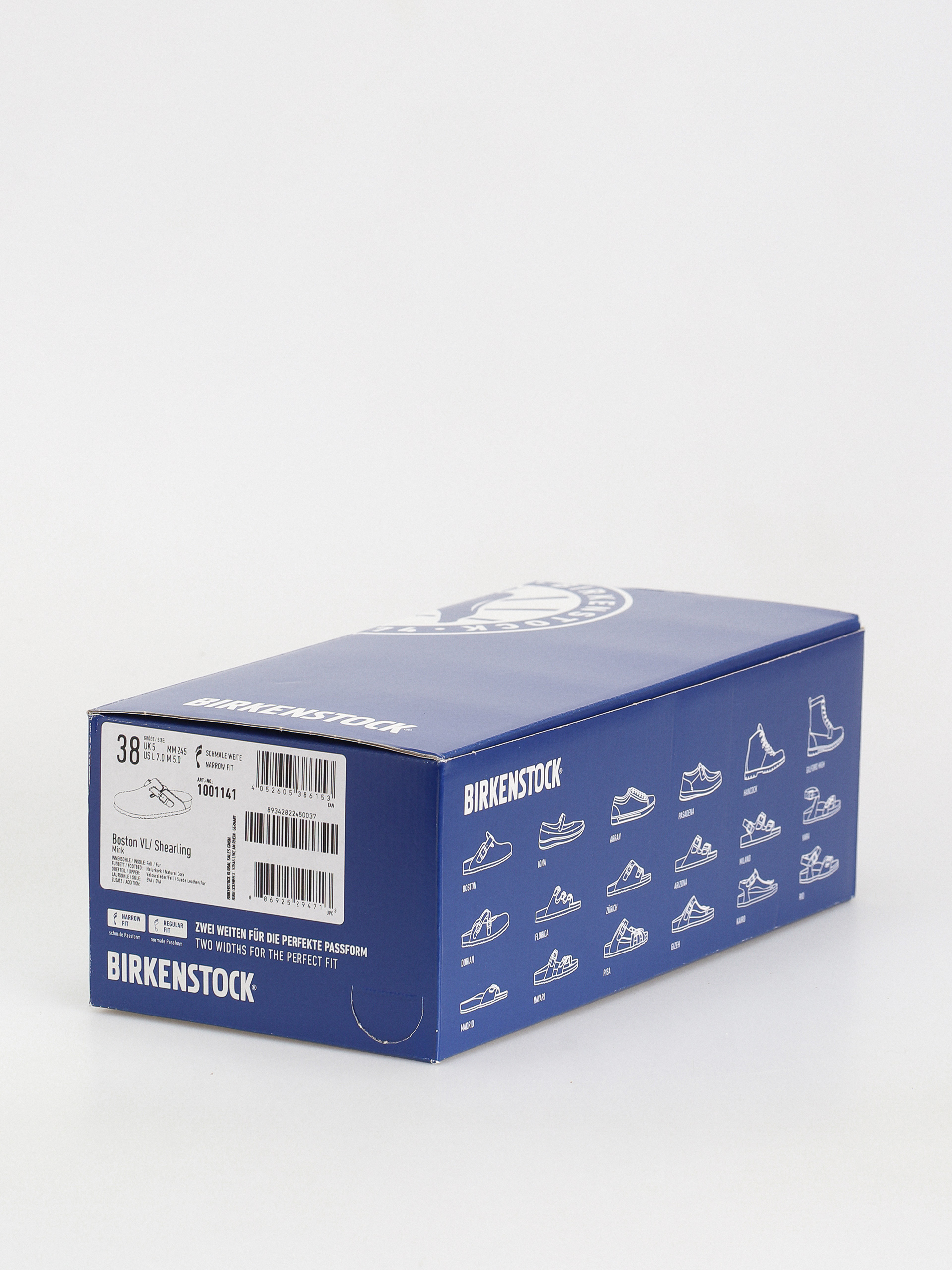 Чехли Birkenstock Boston Suede Leather Narrow Wmn (mink)