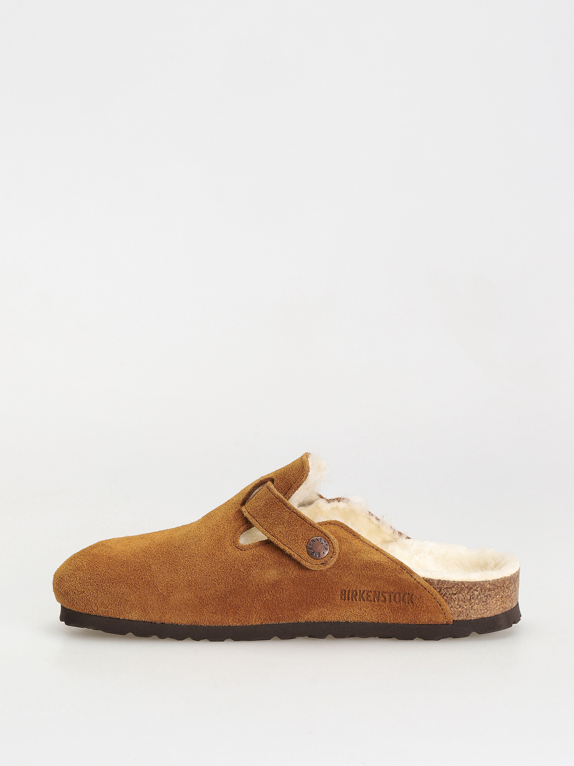 Чехли Birkenstock Boston Suede Leather Narrow Wmn (mink)