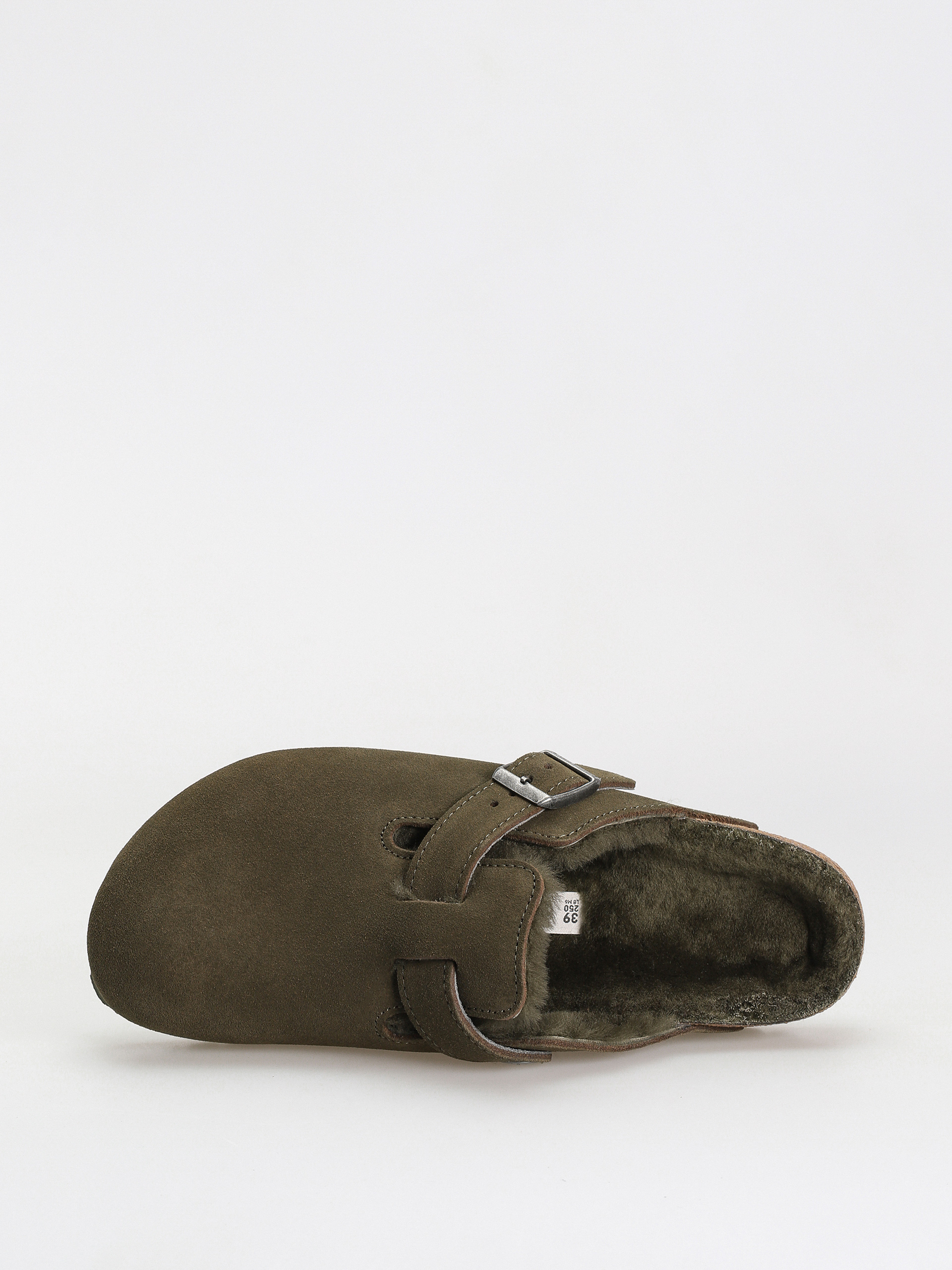 Чехли Birkenstock Boston Suede Leather Narrow Wmn (thyme)
