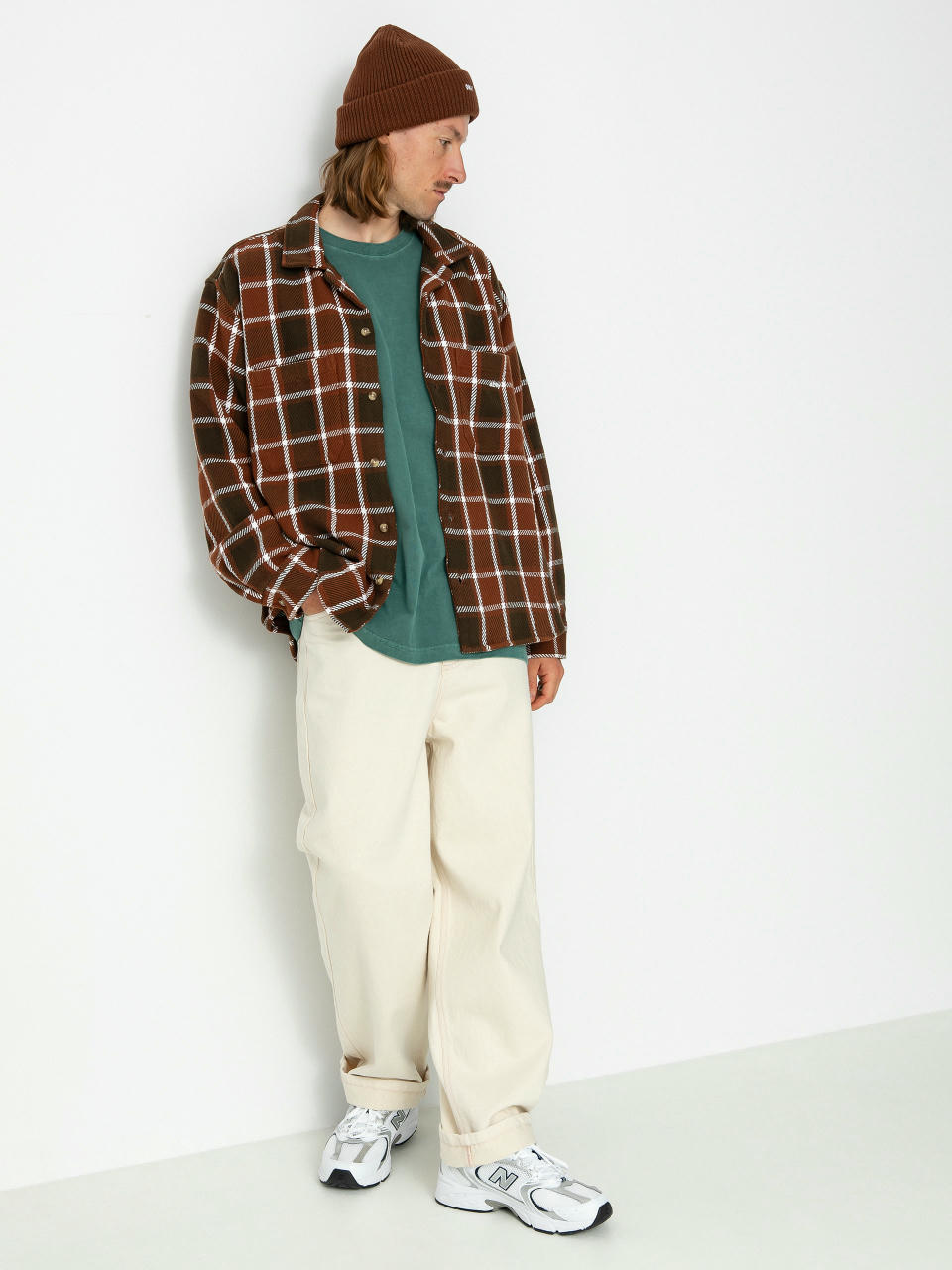 Риза OBEY Bigwig Plaid (sepia multi)