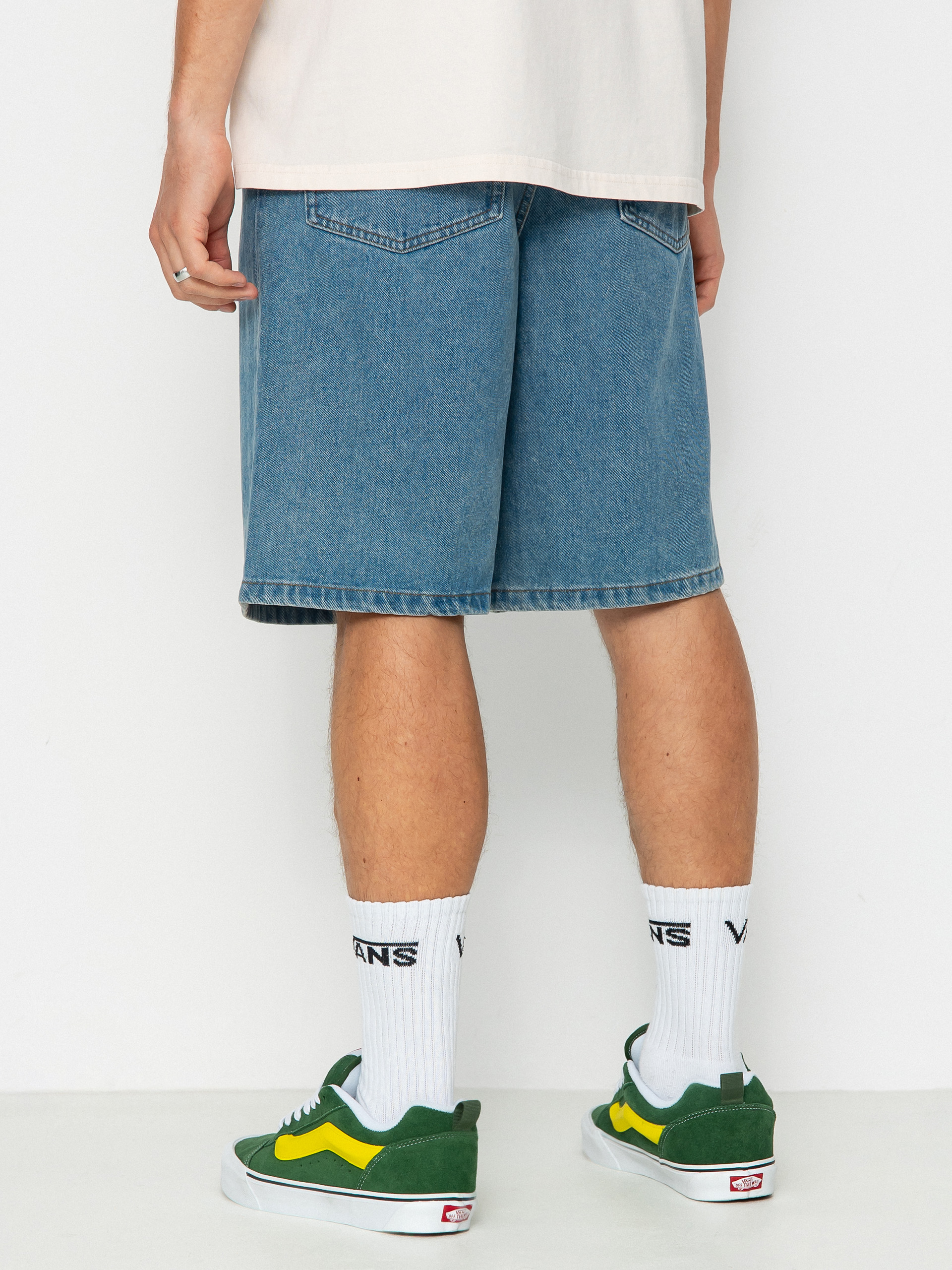 Къси панталони Vans Check 5 Baggy Denim (stonewash/blue)