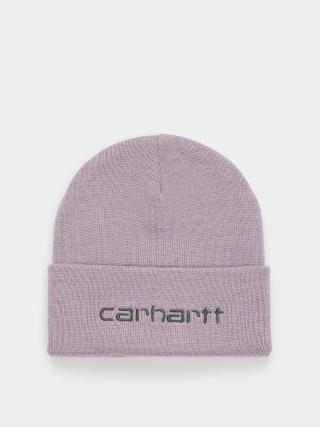 Шапка Carhartt WIP Script (glassy purple/discovery green)