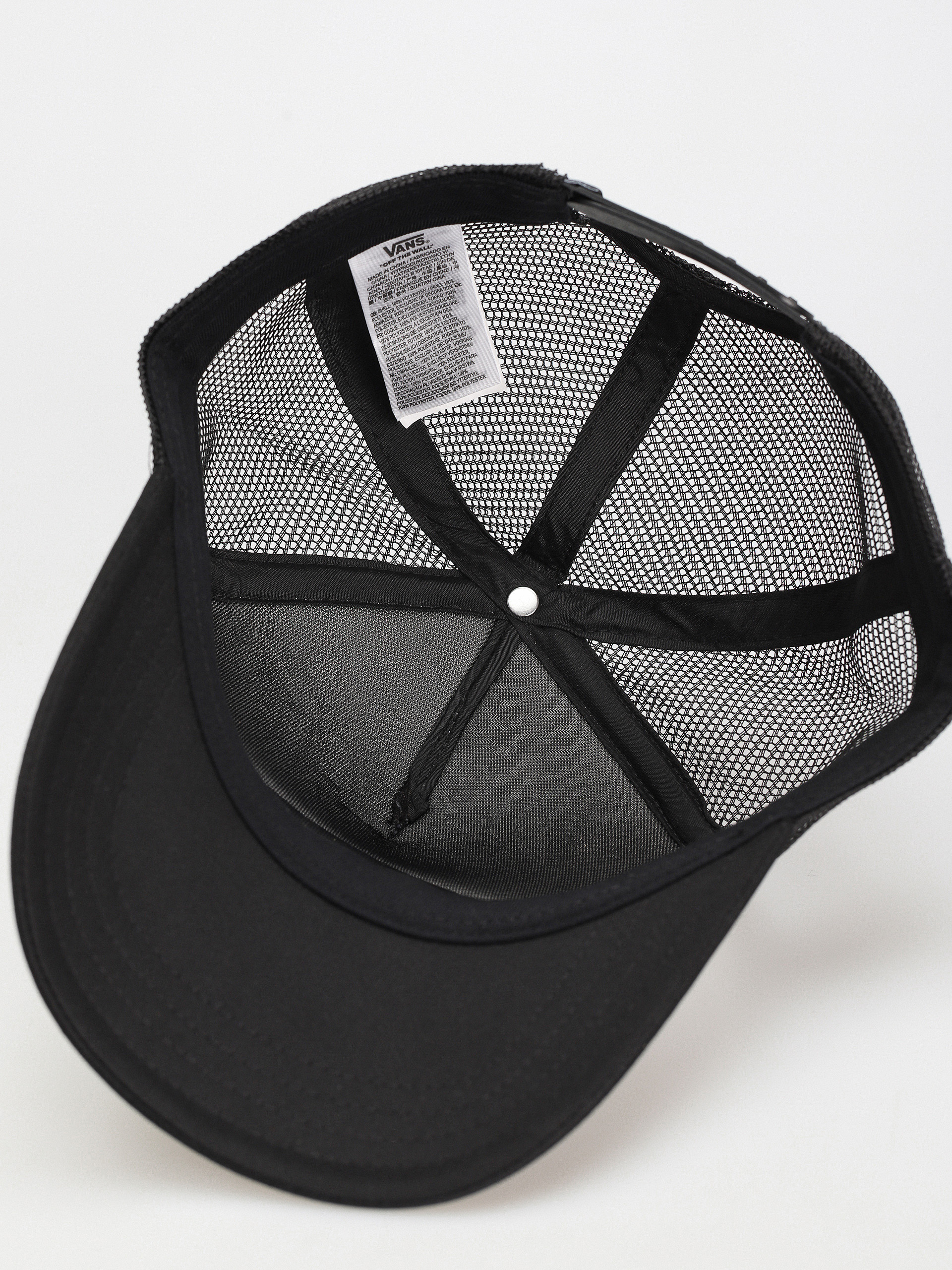 Шапка с козирка Vans Classic Patch Curved Bill Trucker (black/white)