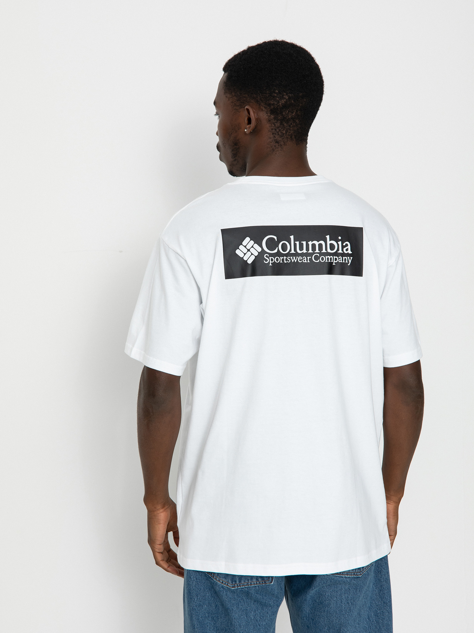 Тениска Columbia North Cascades (white/csc box logo)