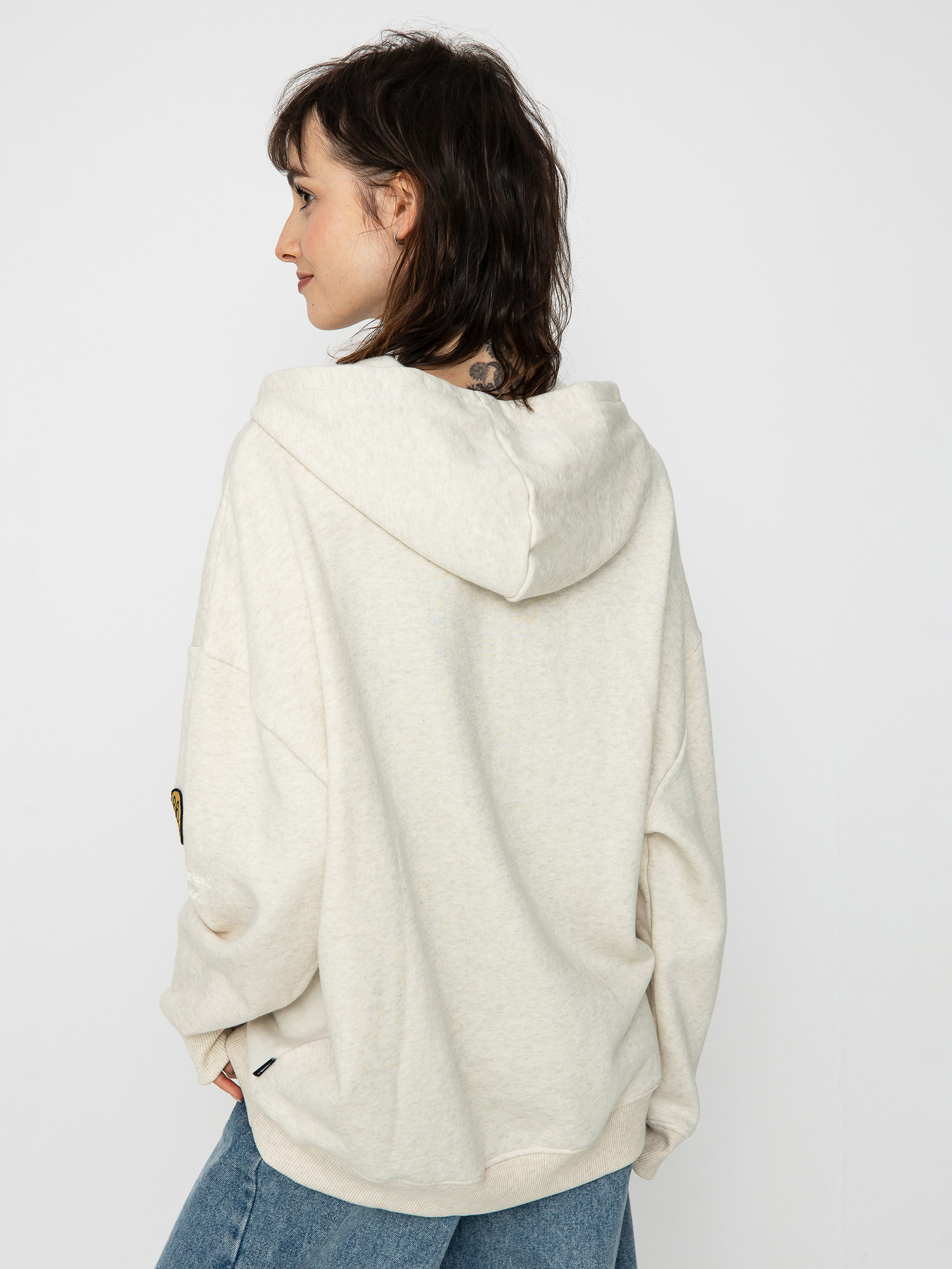 Суитшърт с качулка Vans Flip It HD Wmn (dusk downer oatmeal heather)