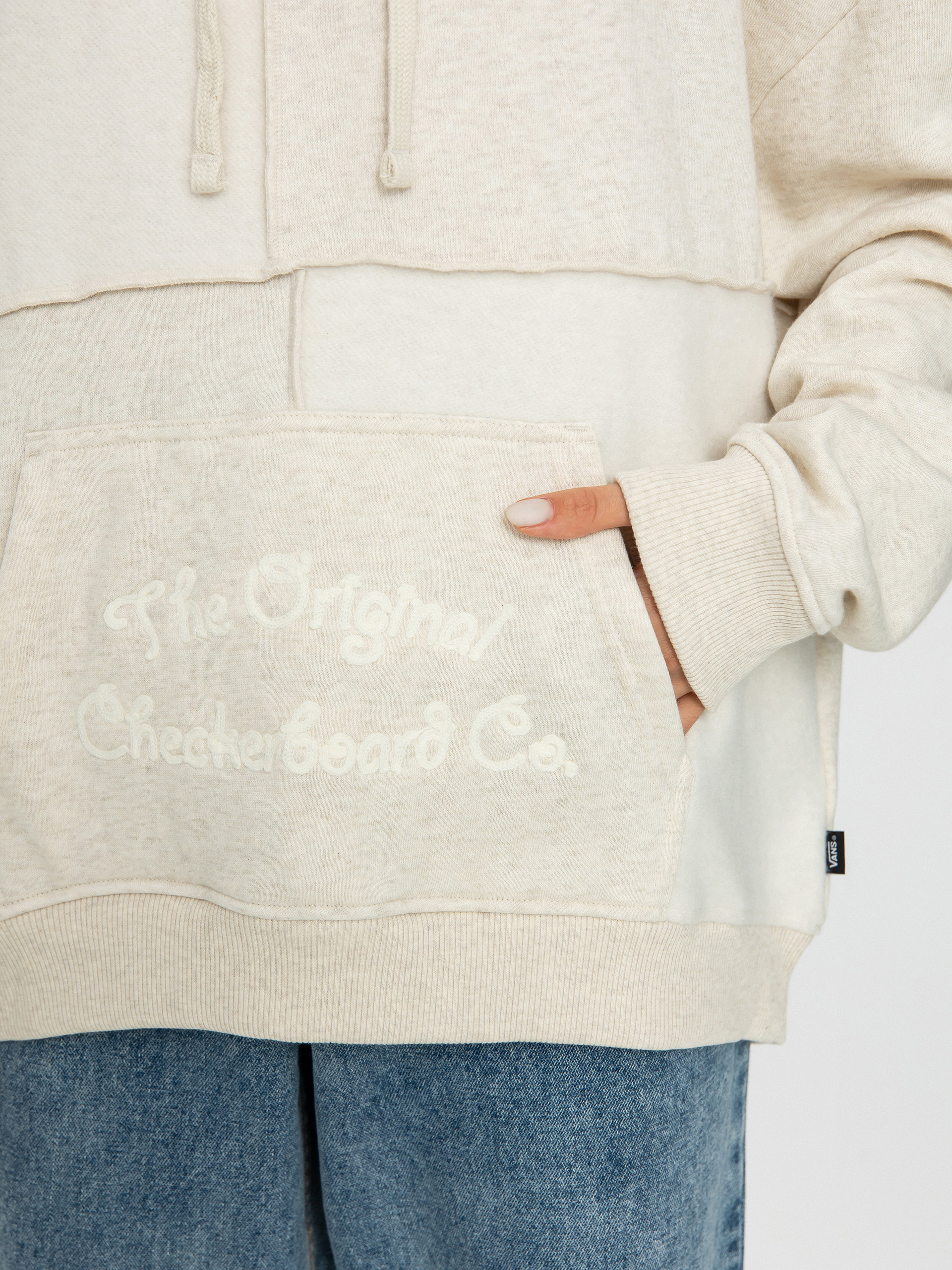 Суитшърт с качулка Vans Flip It HD Wmn (dusk downer oatmeal heather)