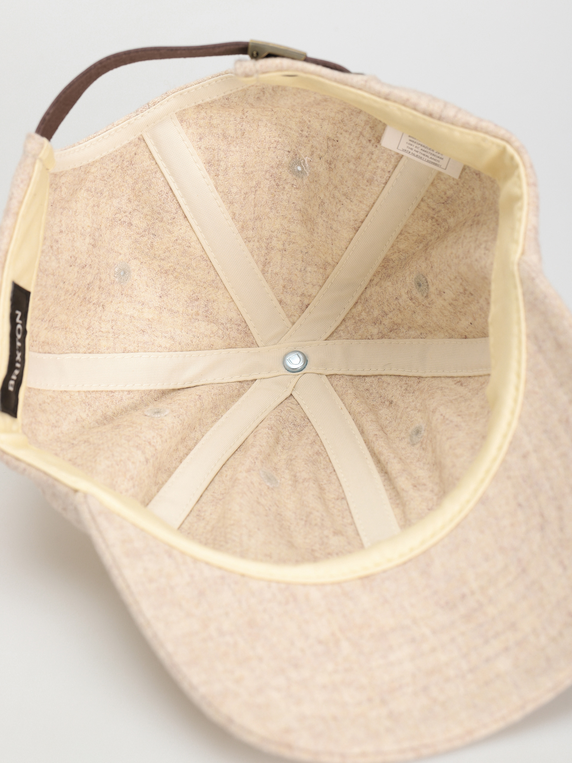 Шапка с козирка Brixton Stith Mp Adj (oatmeal/oatmeal)