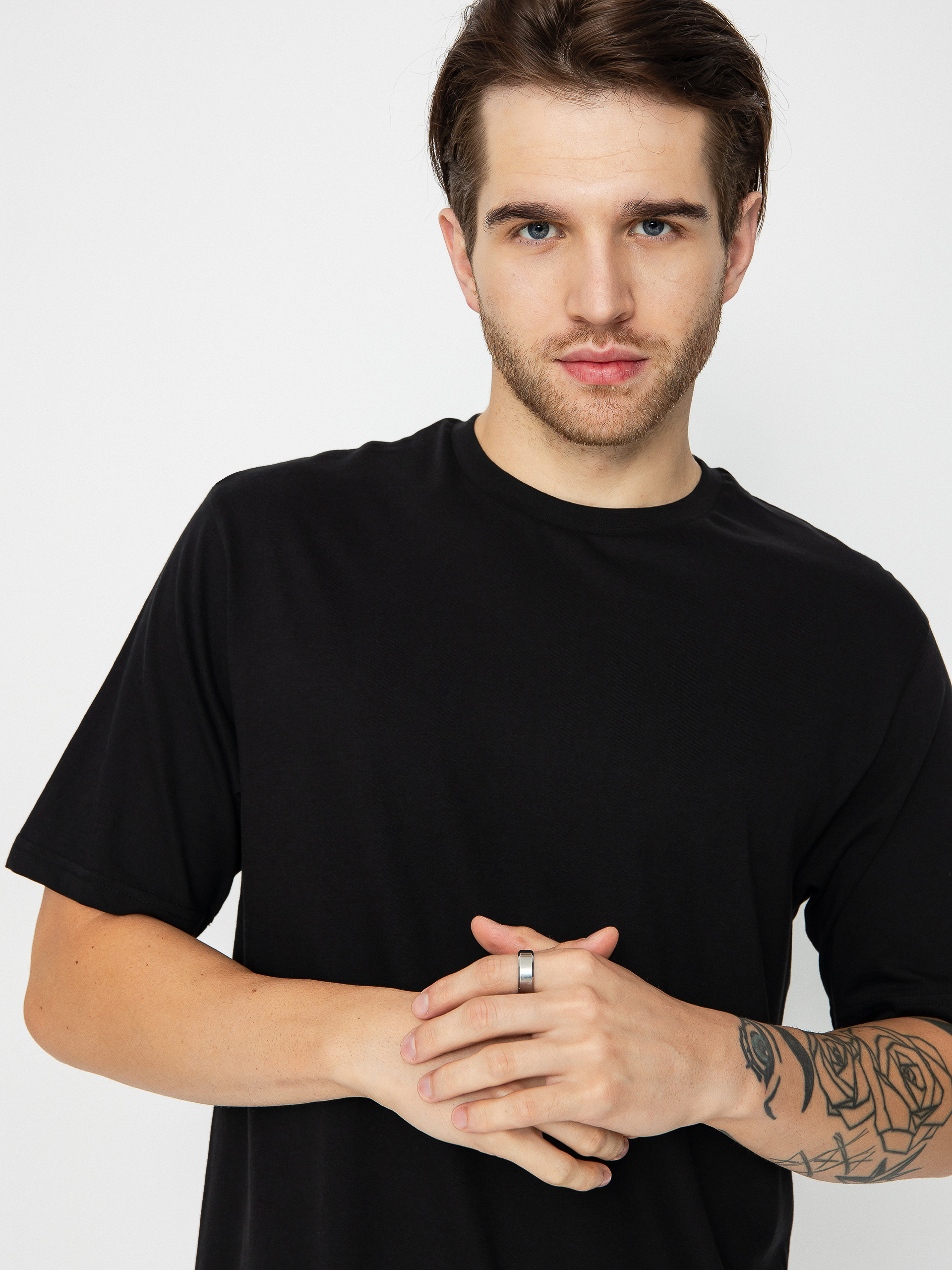 Тениска Carhartt WIP Standard Crew Neck 2-pack (black black)