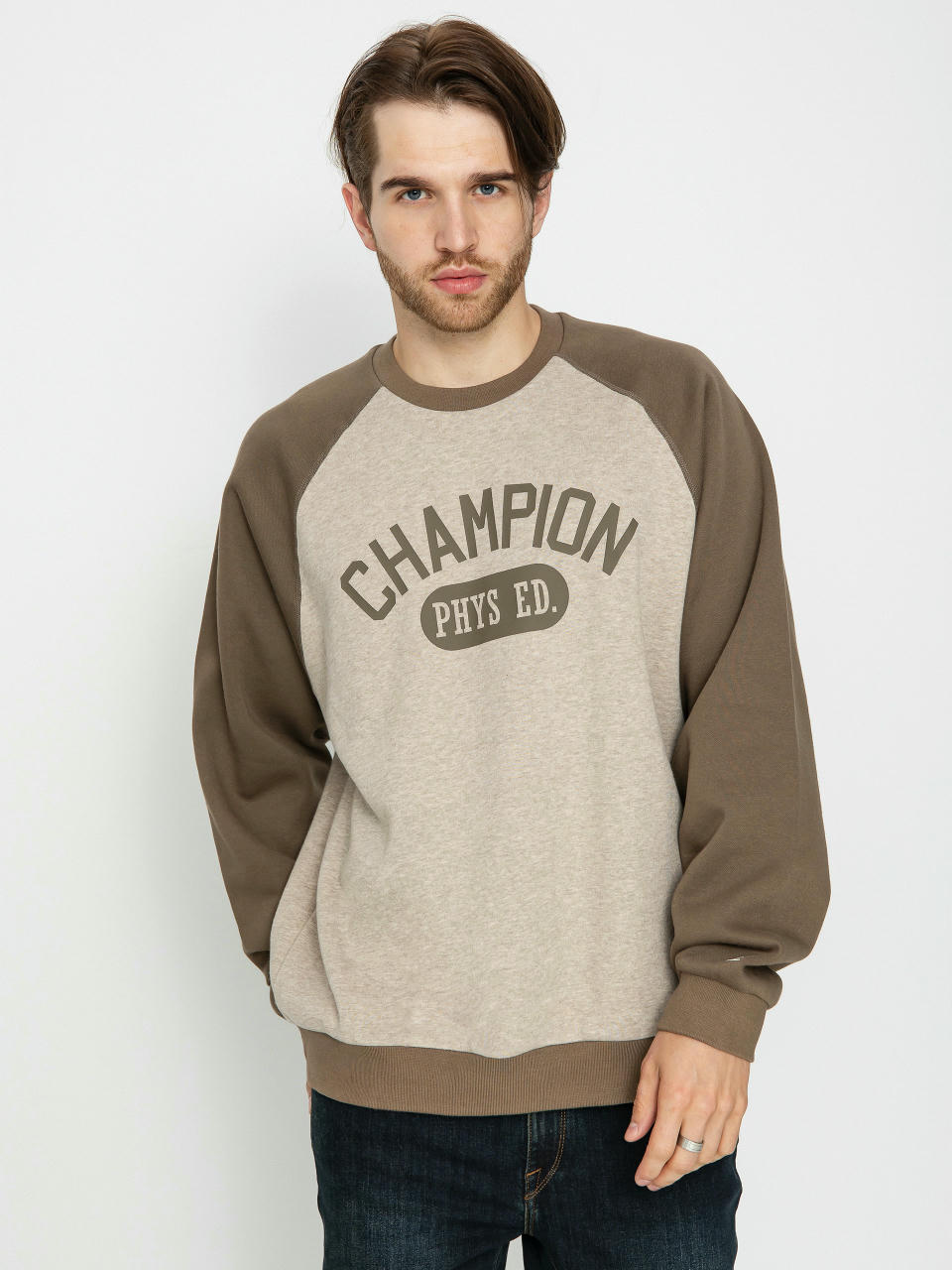 Суитшърт Champion Legacy Crewneck Sweatshirt 219170 (mdnm/lhb)