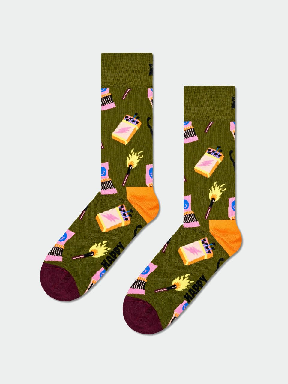 Чорапи Happy Socks Matches (green)