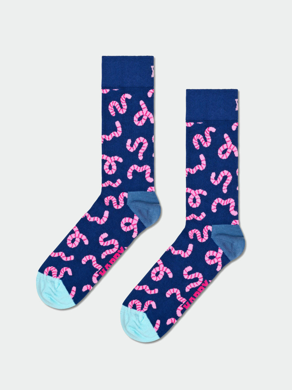 Чорапи Happy Socks Worm (navy)