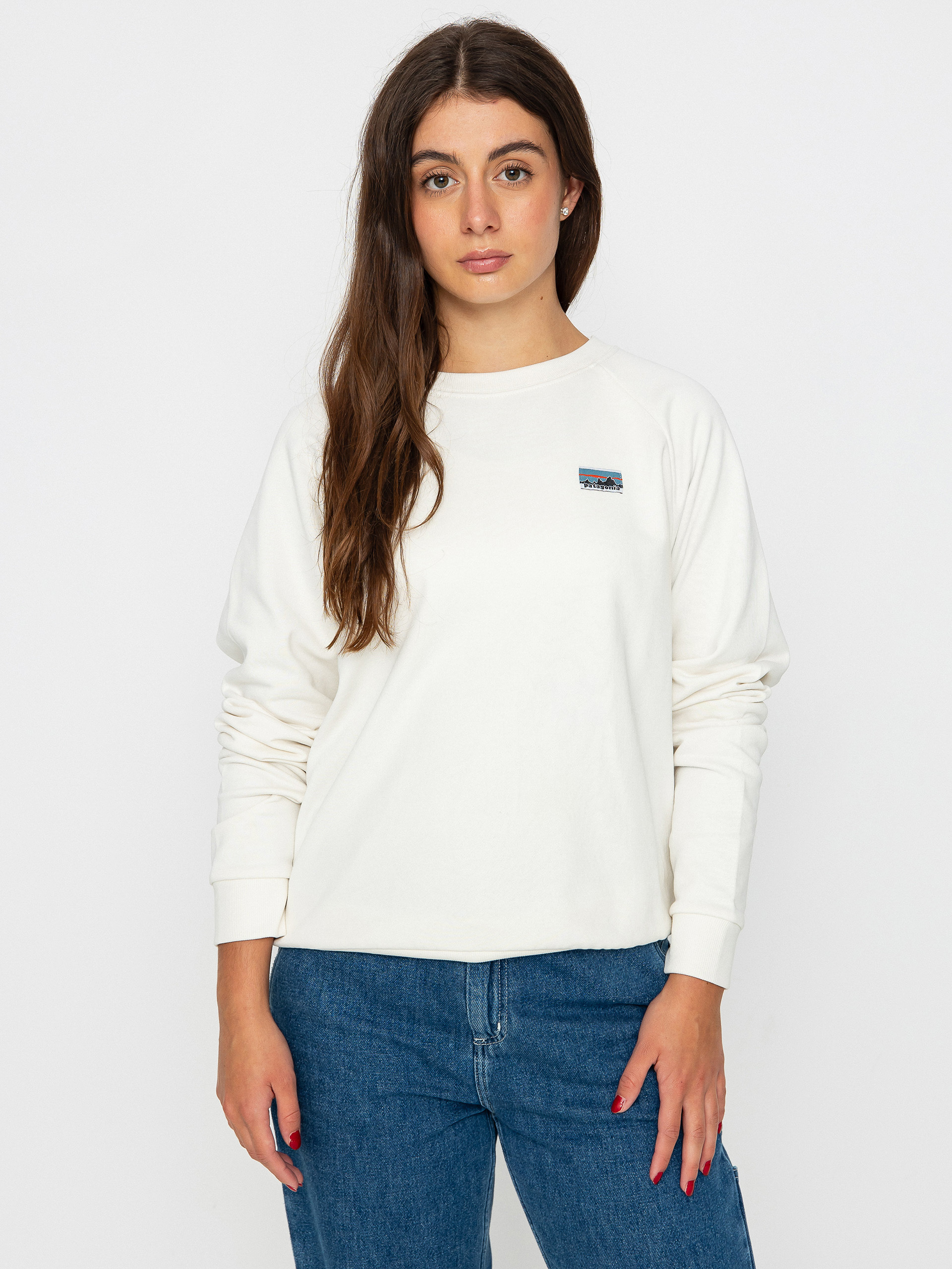 Суитшърт Patagonia Regenerative Organic Certified Cotton Essential Wmn (wool white)