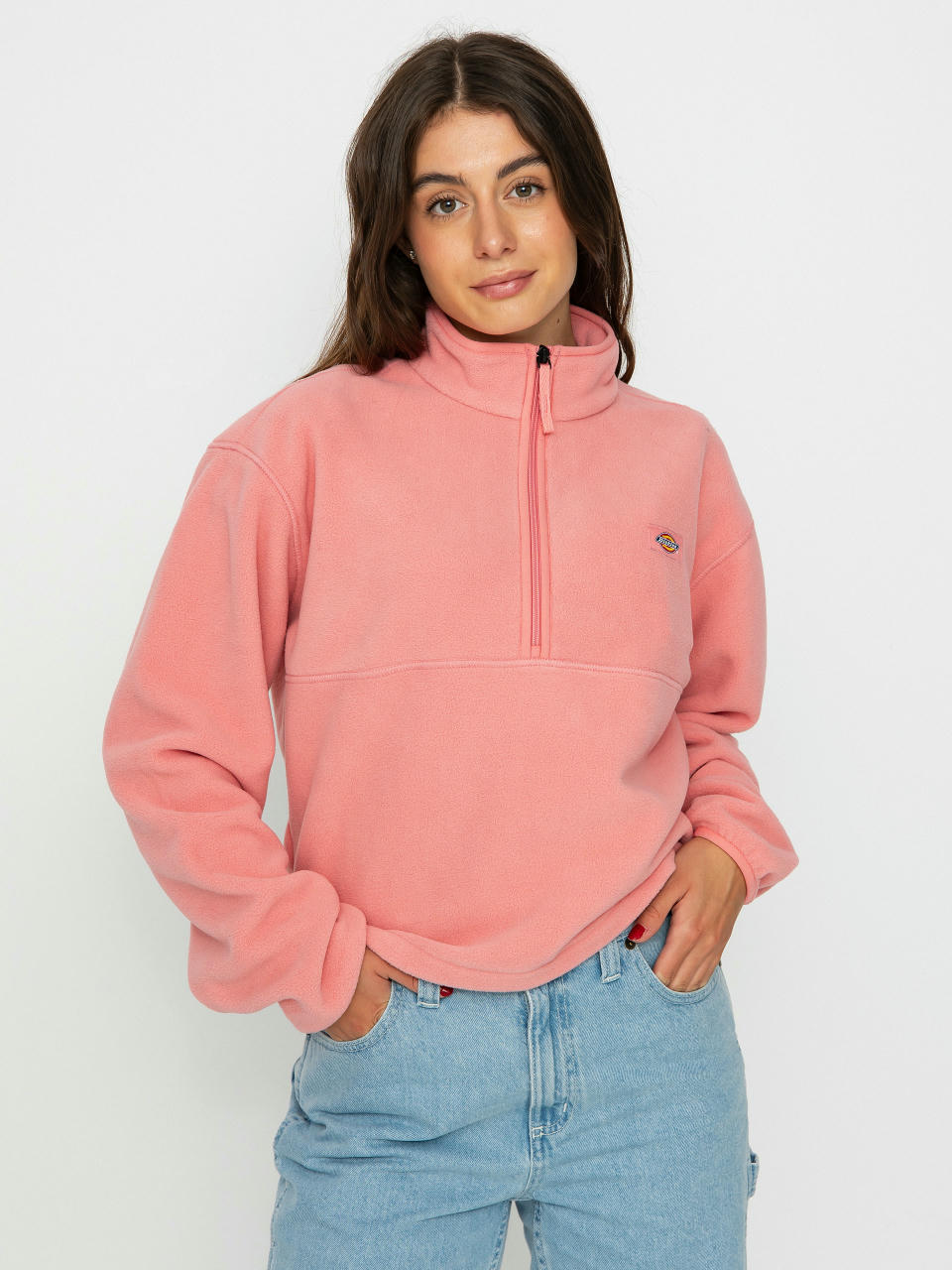 Поларени суитшърти Dickies Louisburg Wmn (flamingo plume)