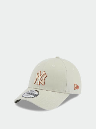 Шапка с козирка New Era Team Outline 9Forty New York Yankees (stone/brown)