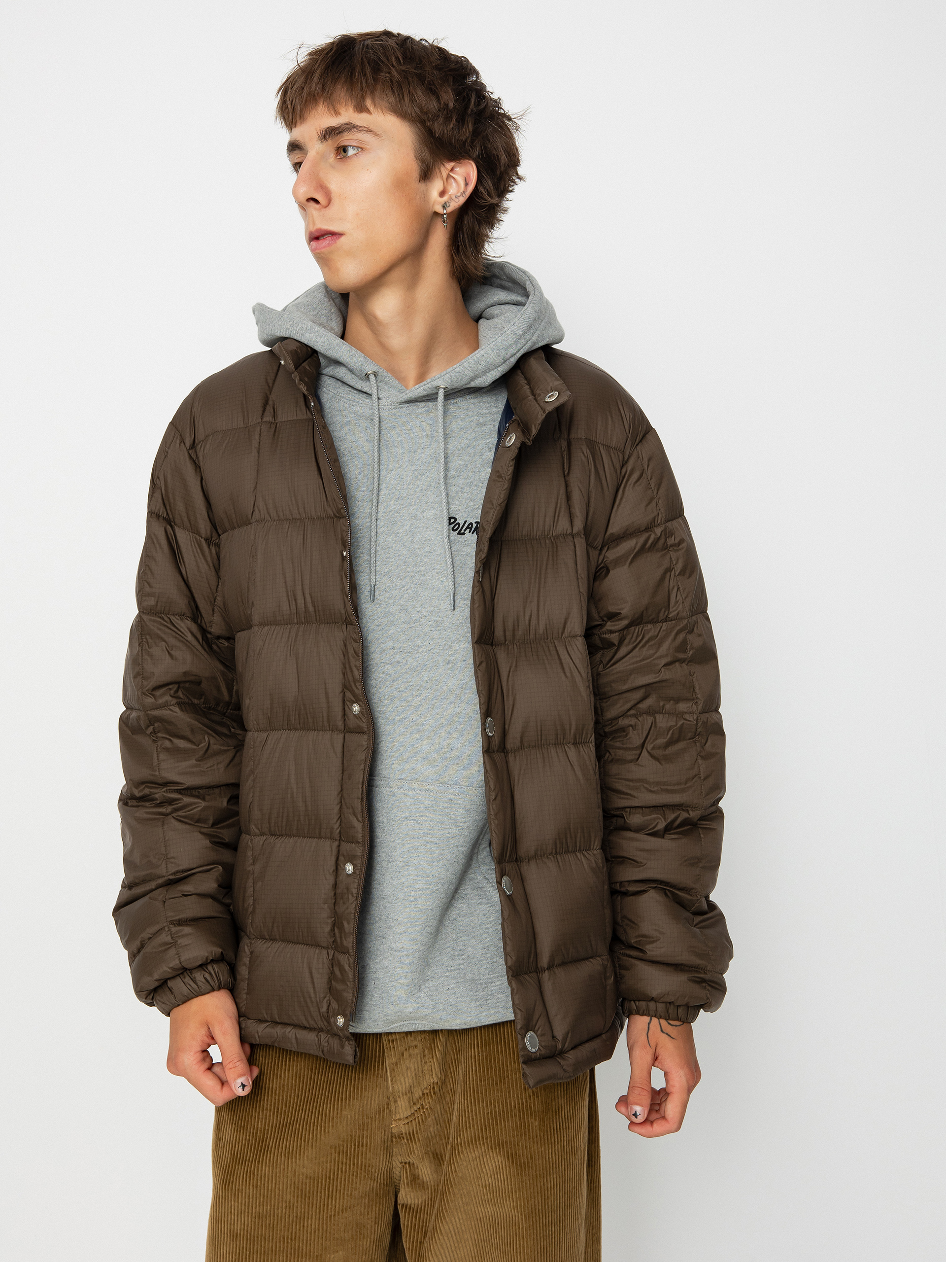 Яке Polar Skate Lightweight Puffer (brown)