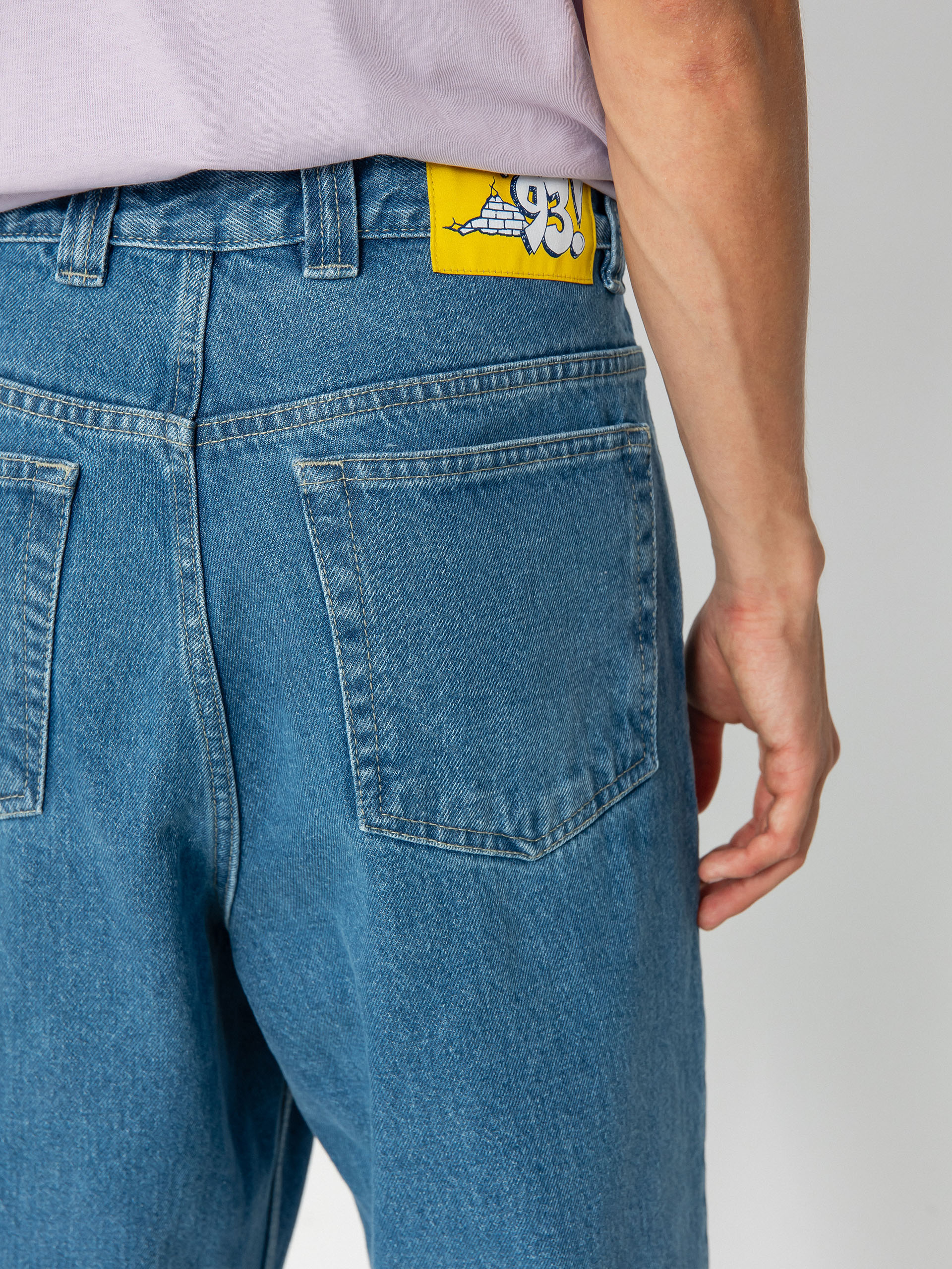 Панталони Polar Skate 93! Denim (mid blue)